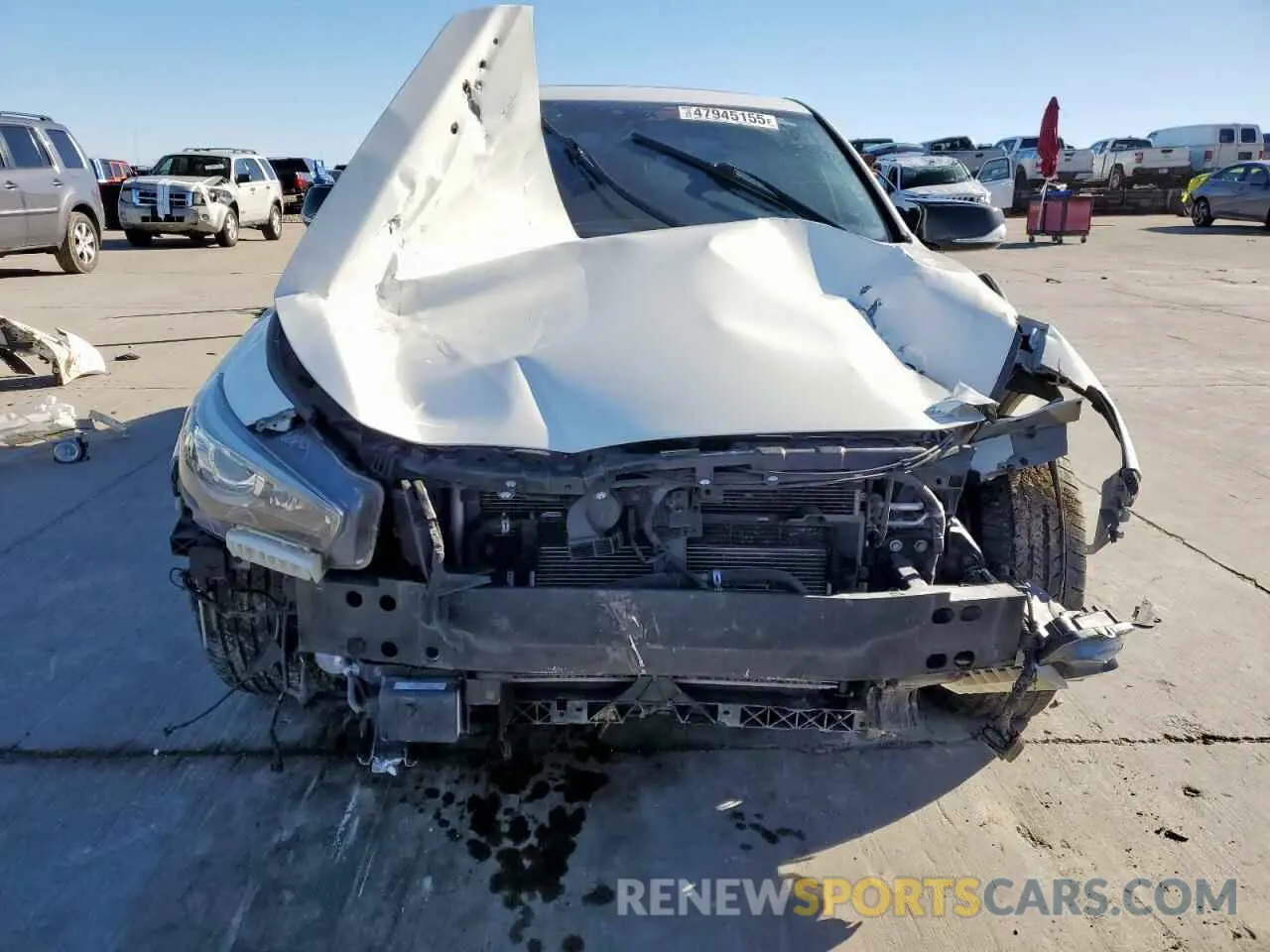 5 fotografías del automóvil dañado JN1EV7AP6LM206273 INFINITI Q50 2020