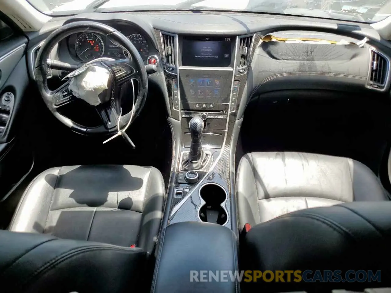 8 fotografías del automóvil dañado JN1EV7AP6LM206273 INFINITI Q50 2020