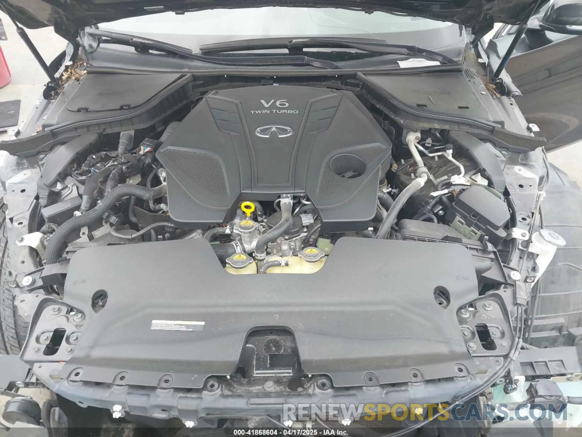 10 fotografías del automóvil dañado JN1EV7AP6LM206614 INFINITI Q50 2020