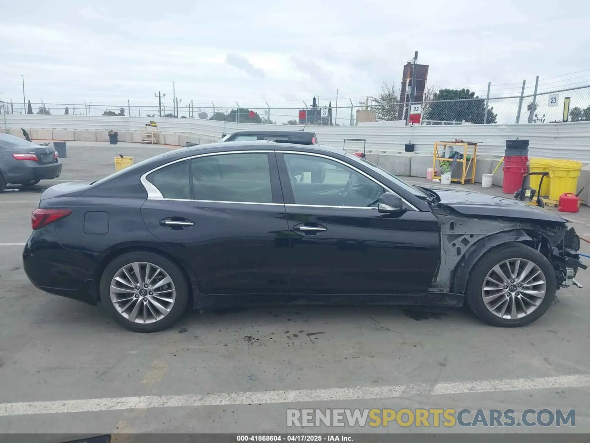 12 fotografías del automóvil dañado JN1EV7AP6LM206614 INFINITI Q50 2020