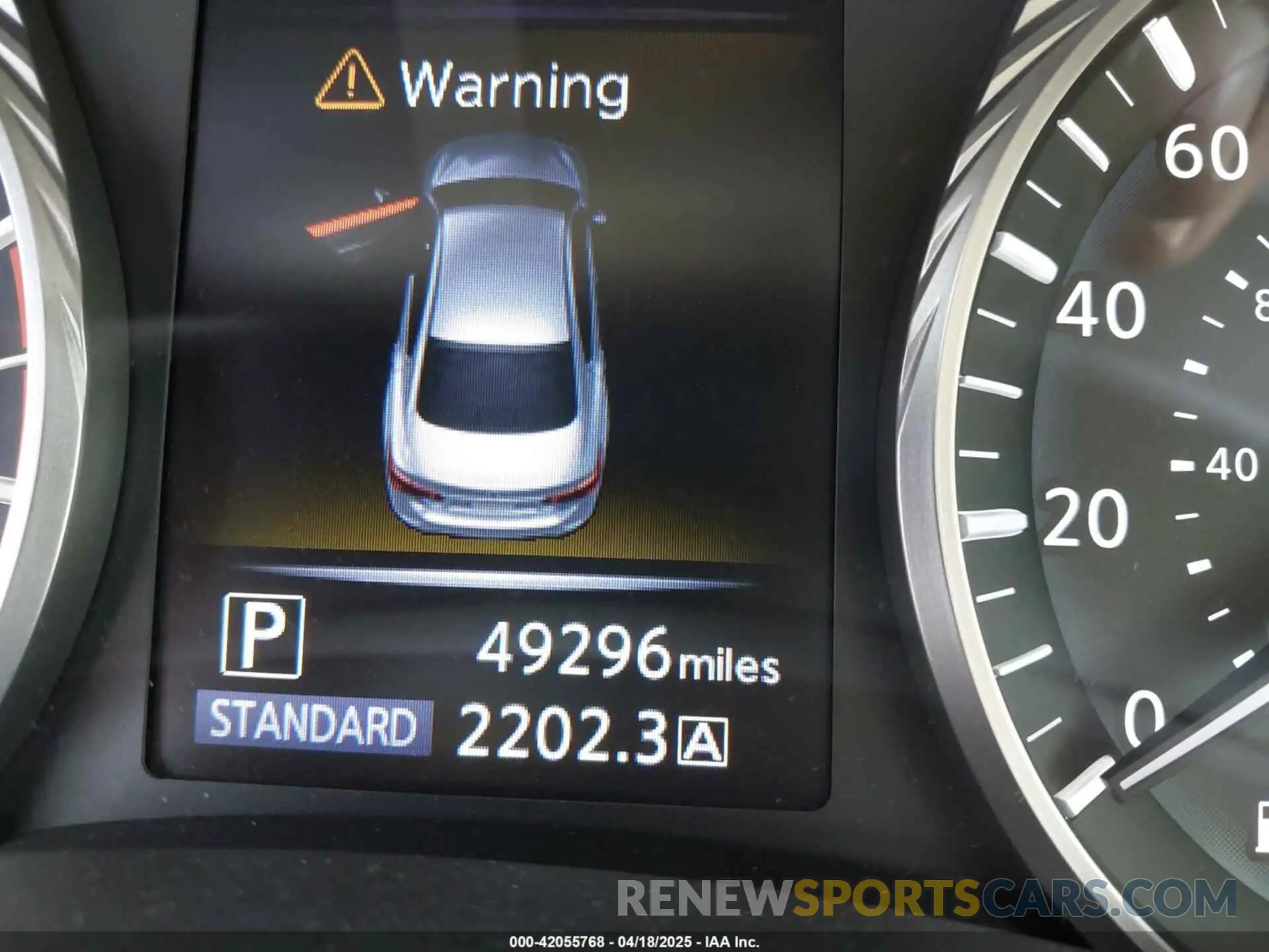 15 fotografías del automóvil dañado JN1EV7AP7LM201535 INFINITI Q50 2020