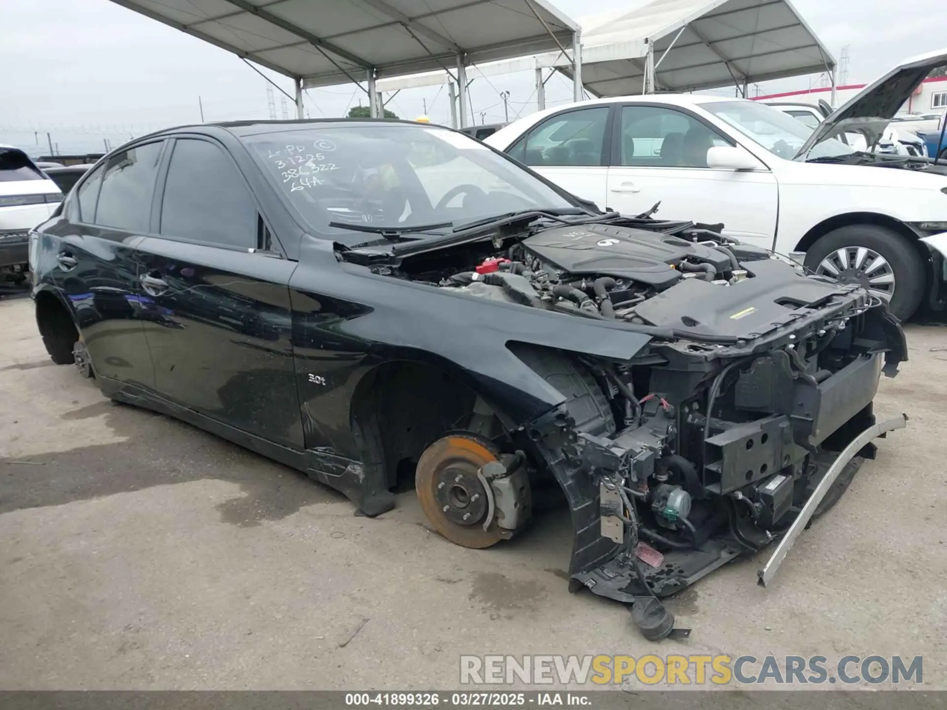 1 fotografías del automóvil dañado JN1EV7AP7LM206931 INFINITI Q50 2020