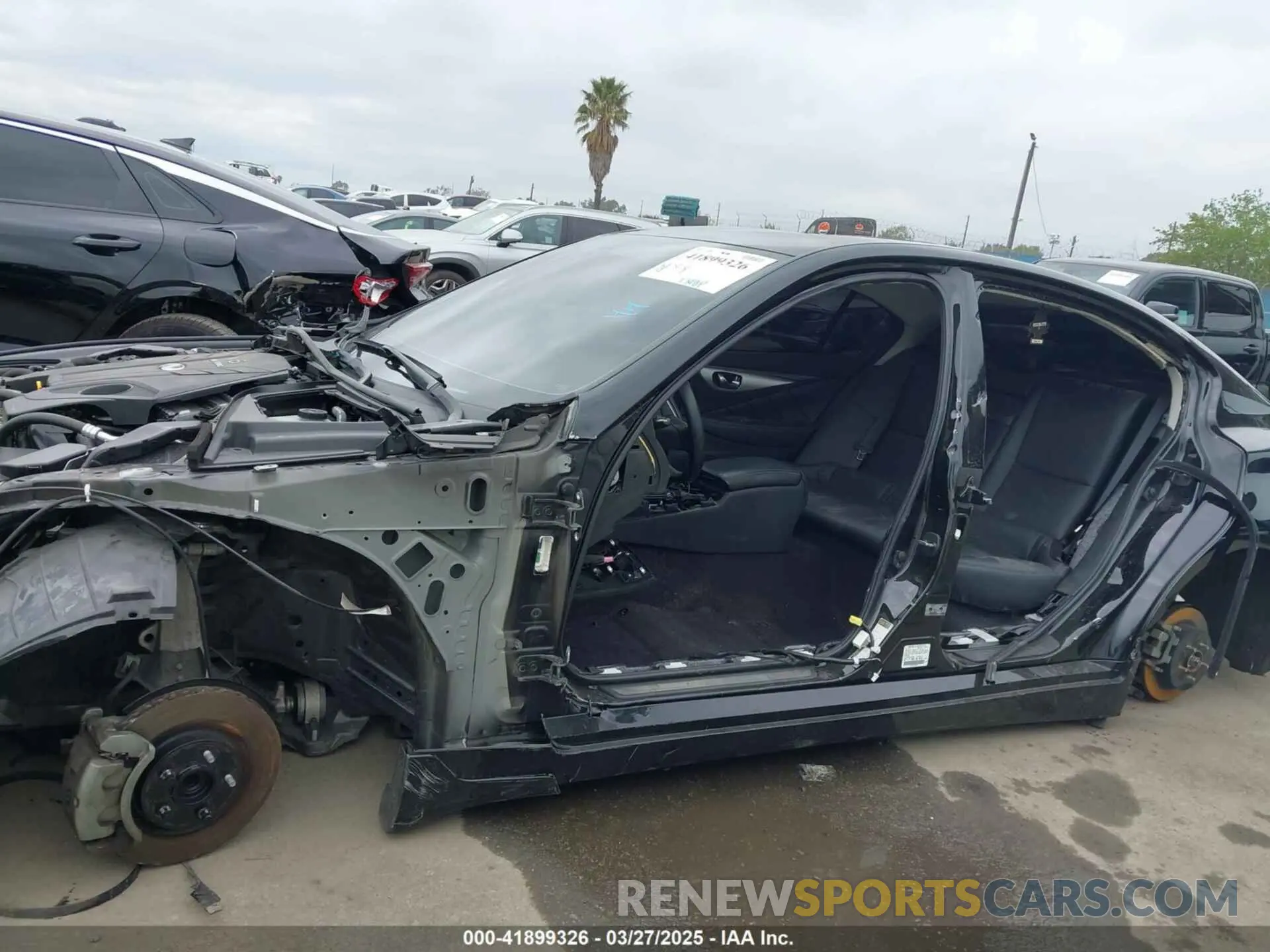 15 fotografías del automóvil dañado JN1EV7AP7LM206931 INFINITI Q50 2020
