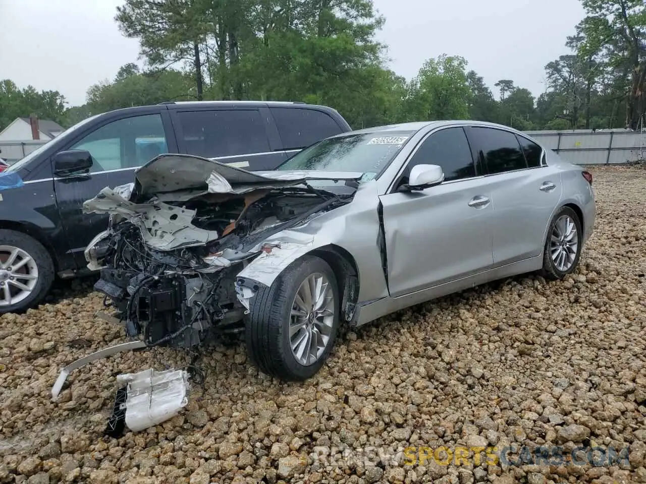 1 fotografías del automóvil dañado JN1EV7AP8LM205853 INFINITI Q50 2020