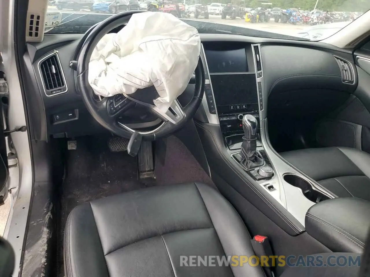 8 fotografías del automóvil dañado JN1EV7AP8LM205853 INFINITI Q50 2020
