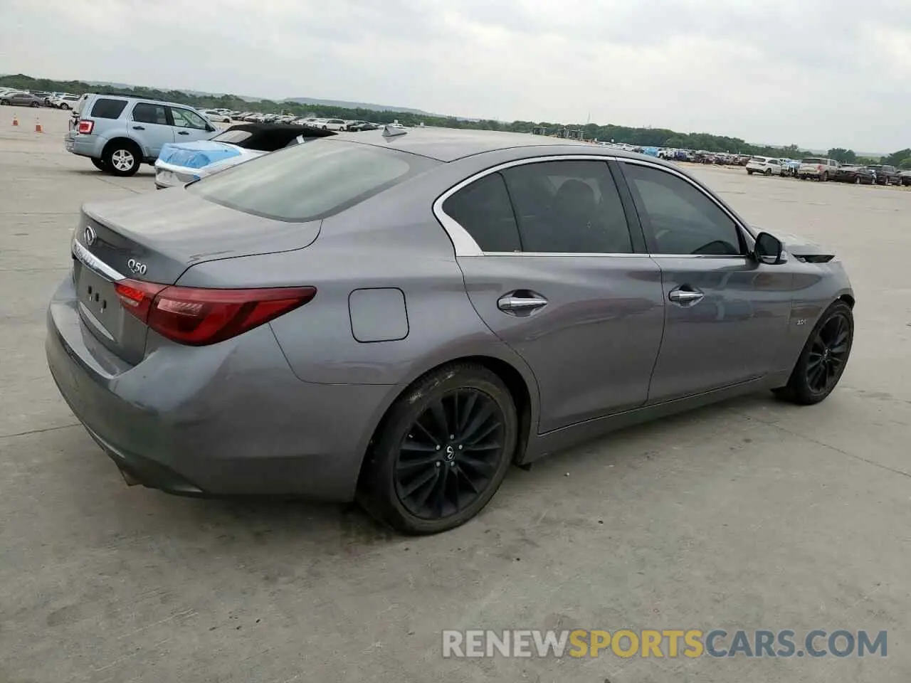 3 fotografías del automóvil dañado JN1EV7AP9LM202864 INFINITI Q50 2020