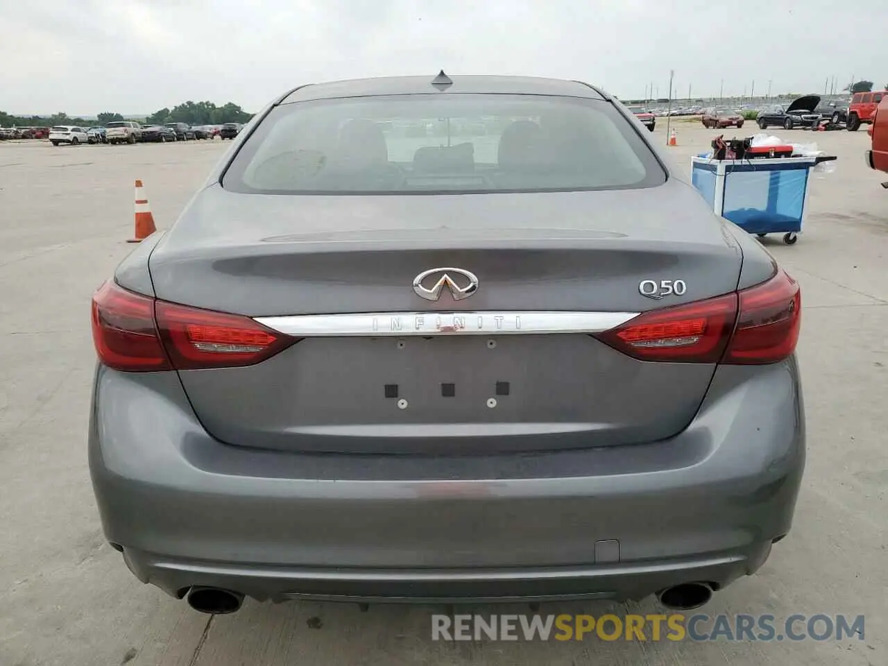 6 fotografías del automóvil dañado JN1EV7AP9LM202864 INFINITI Q50 2020
