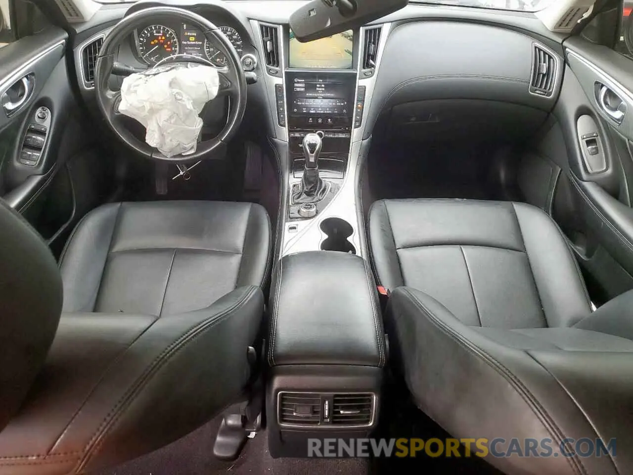 8 fotografías del automóvil dañado JN1EV7AP9LM202864 INFINITI Q50 2020
