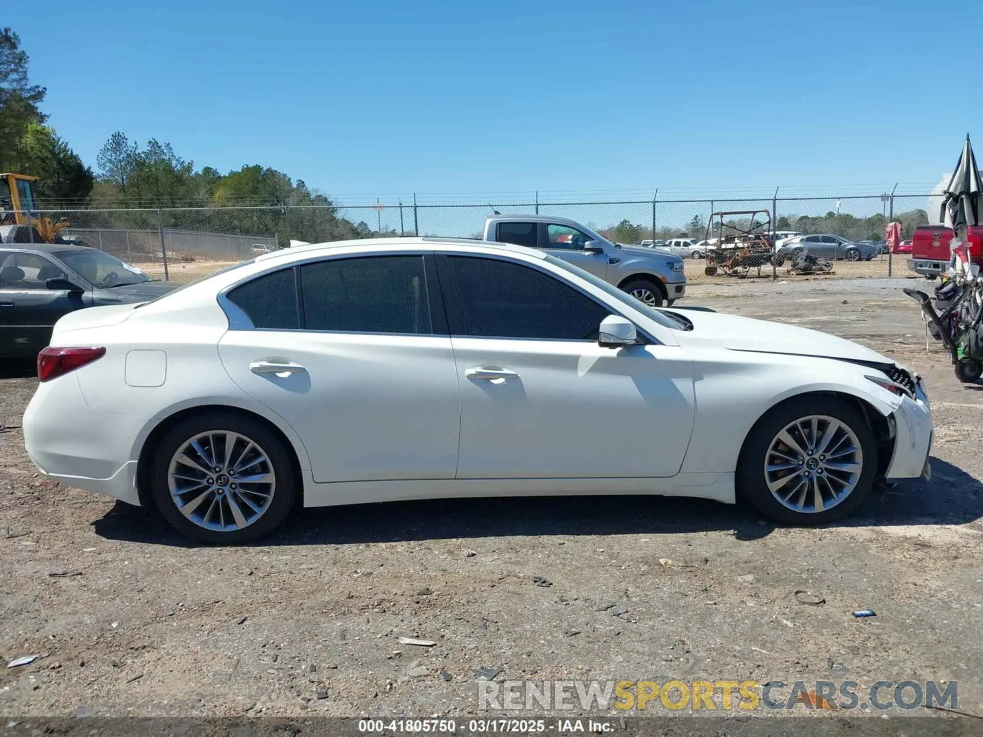 13 fotografías del automóvil dañado JN1EV7AP9LM203755 INFINITI Q50 2020