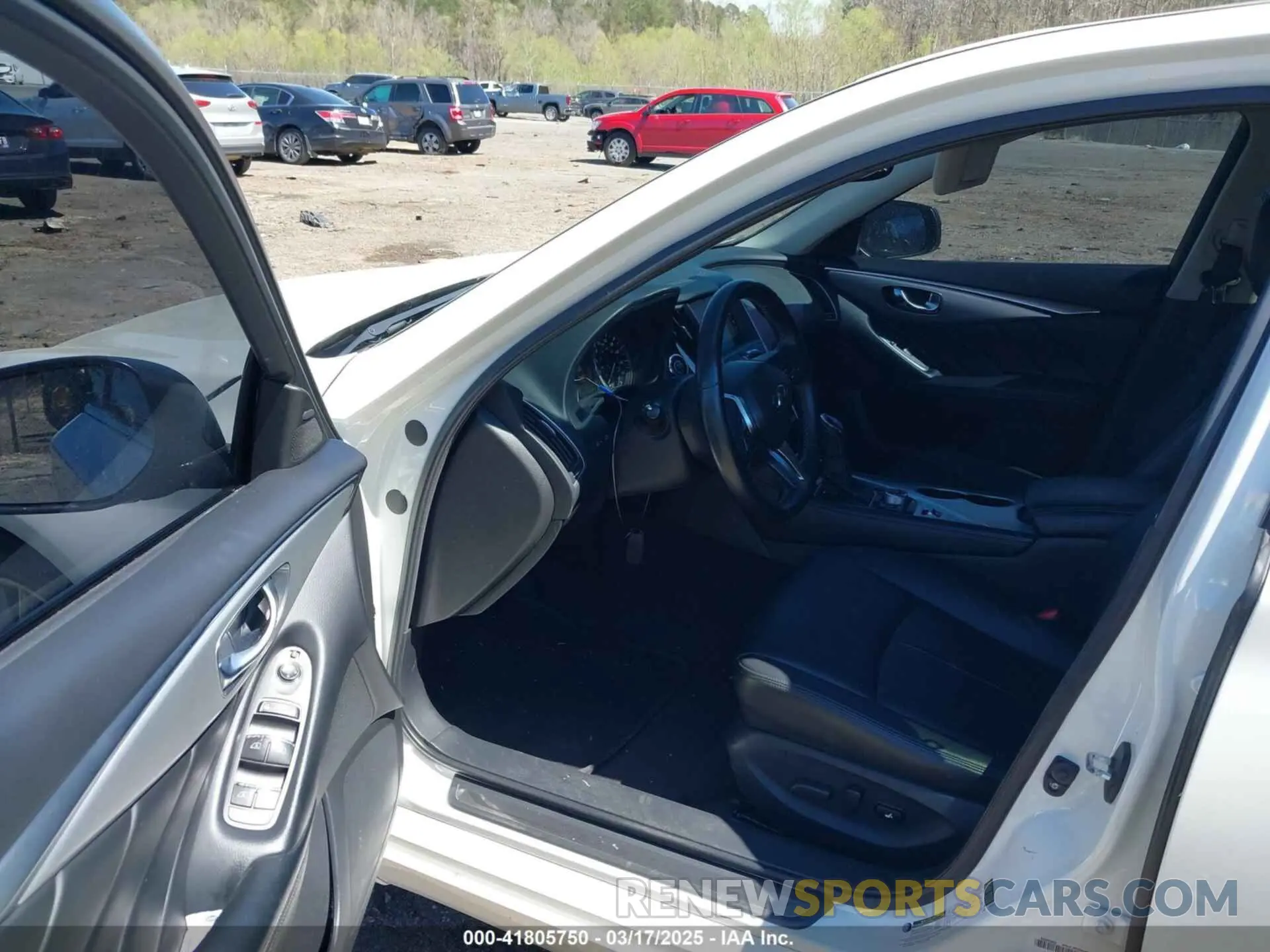 5 fotografías del automóvil dañado JN1EV7AP9LM203755 INFINITI Q50 2020