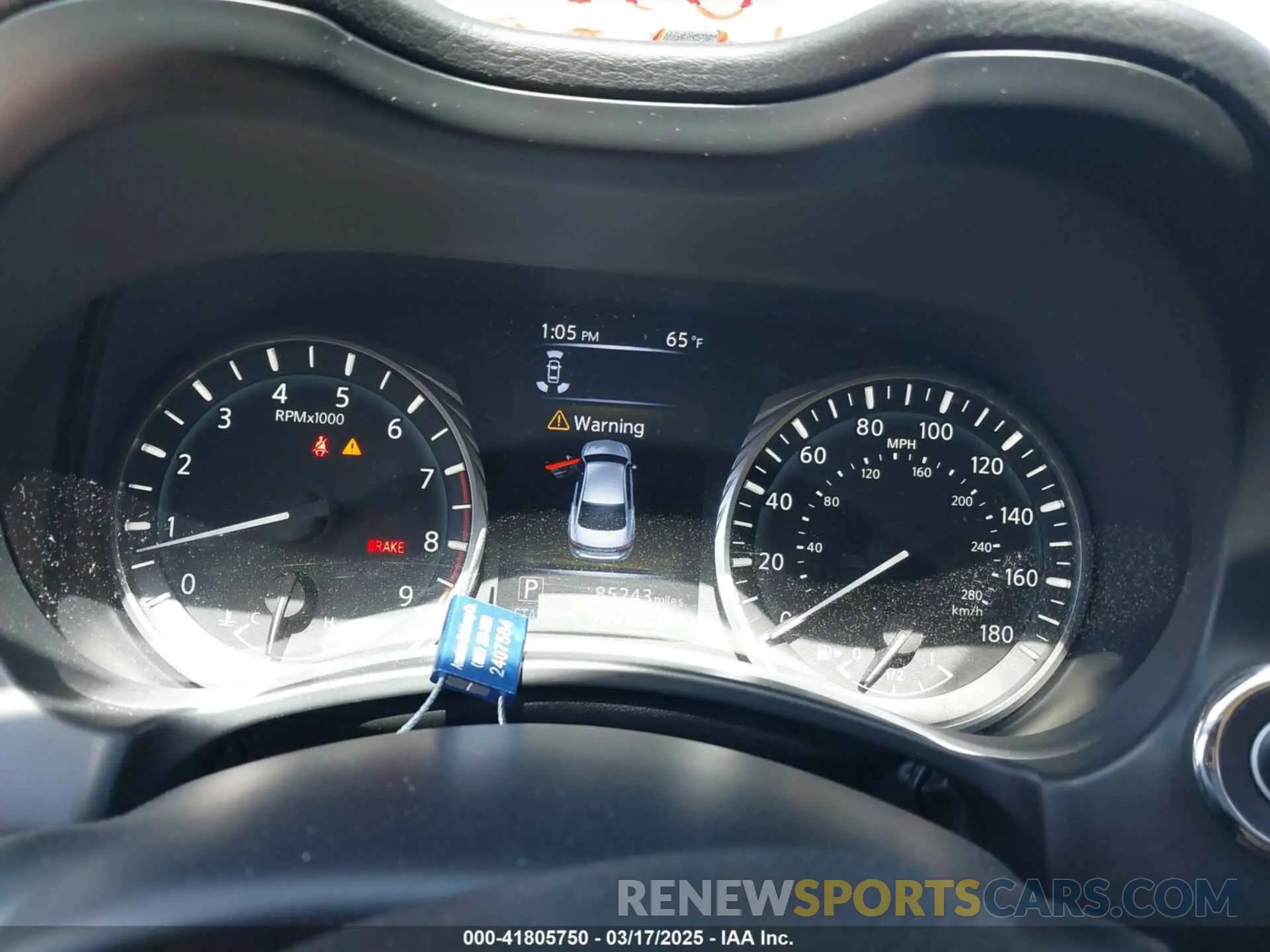 7 fotografías del automóvil dañado JN1EV7AP9LM203755 INFINITI Q50 2020