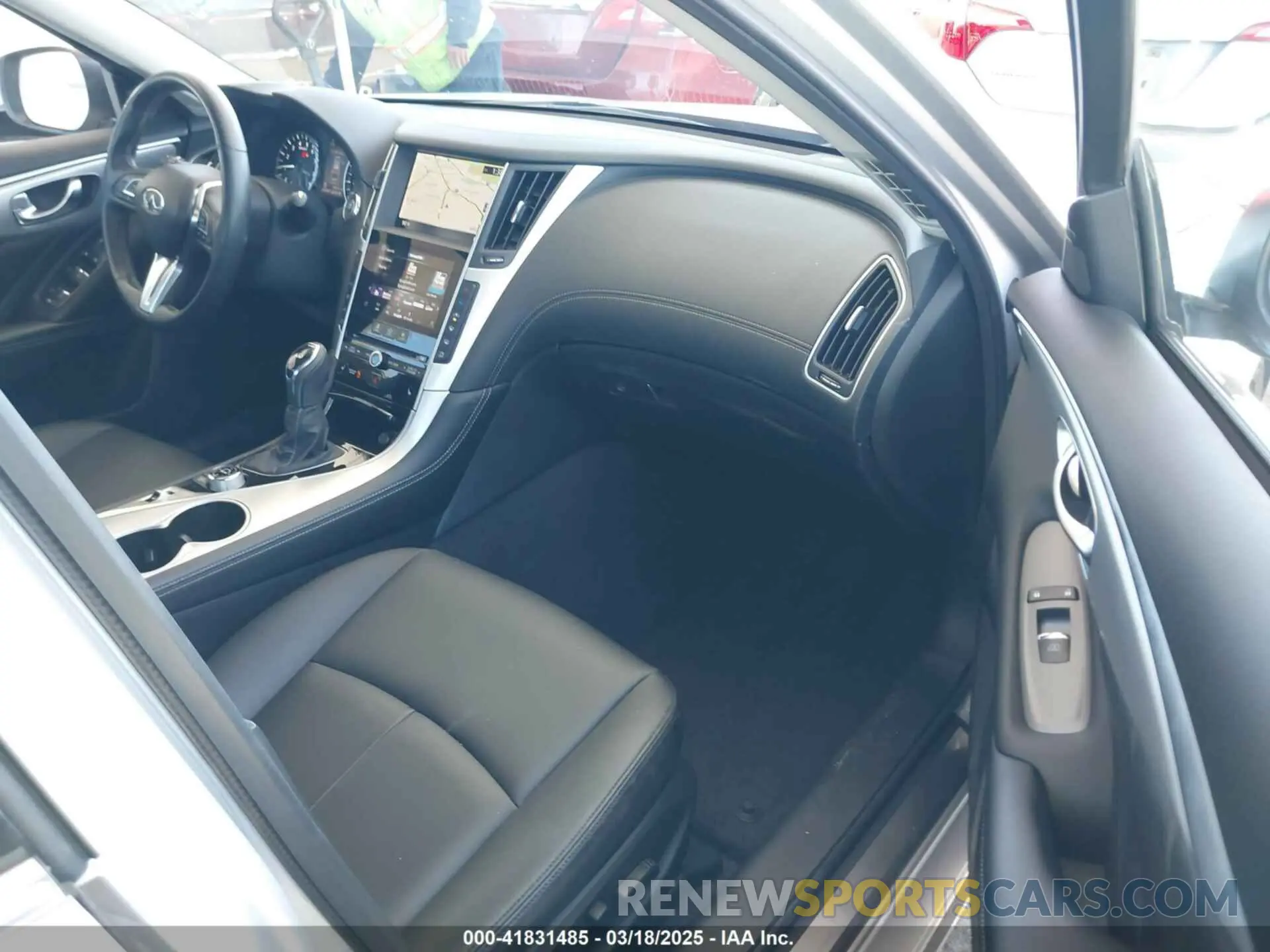 5 fotografías del automóvil dañado JN1EV7AP9LM203769 INFINITI Q50 2020
