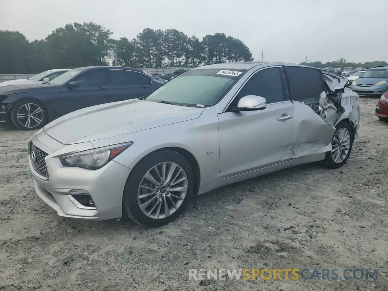1 fotografías del automóvil dañado JN1EV7AP9LM206686 INFINITI Q50 2020