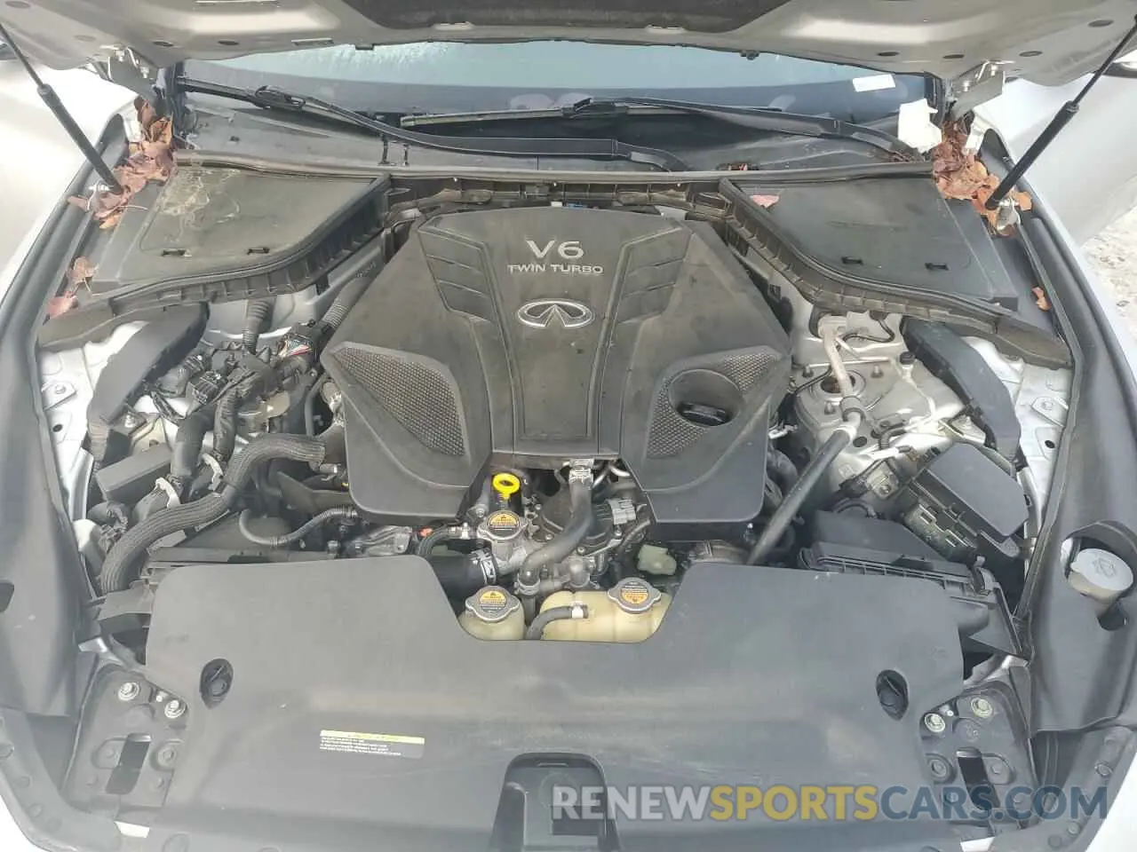 11 fotografías del automóvil dañado JN1EV7AP9LM206686 INFINITI Q50 2020