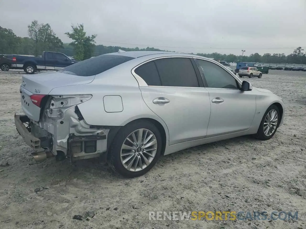 3 fotografías del automóvil dañado JN1EV7AP9LM206686 INFINITI Q50 2020