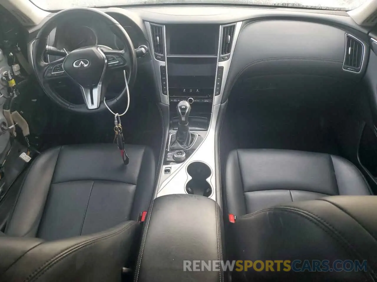 8 fotografías del automóvil dañado JN1EV7AP9LM206686 INFINITI Q50 2020