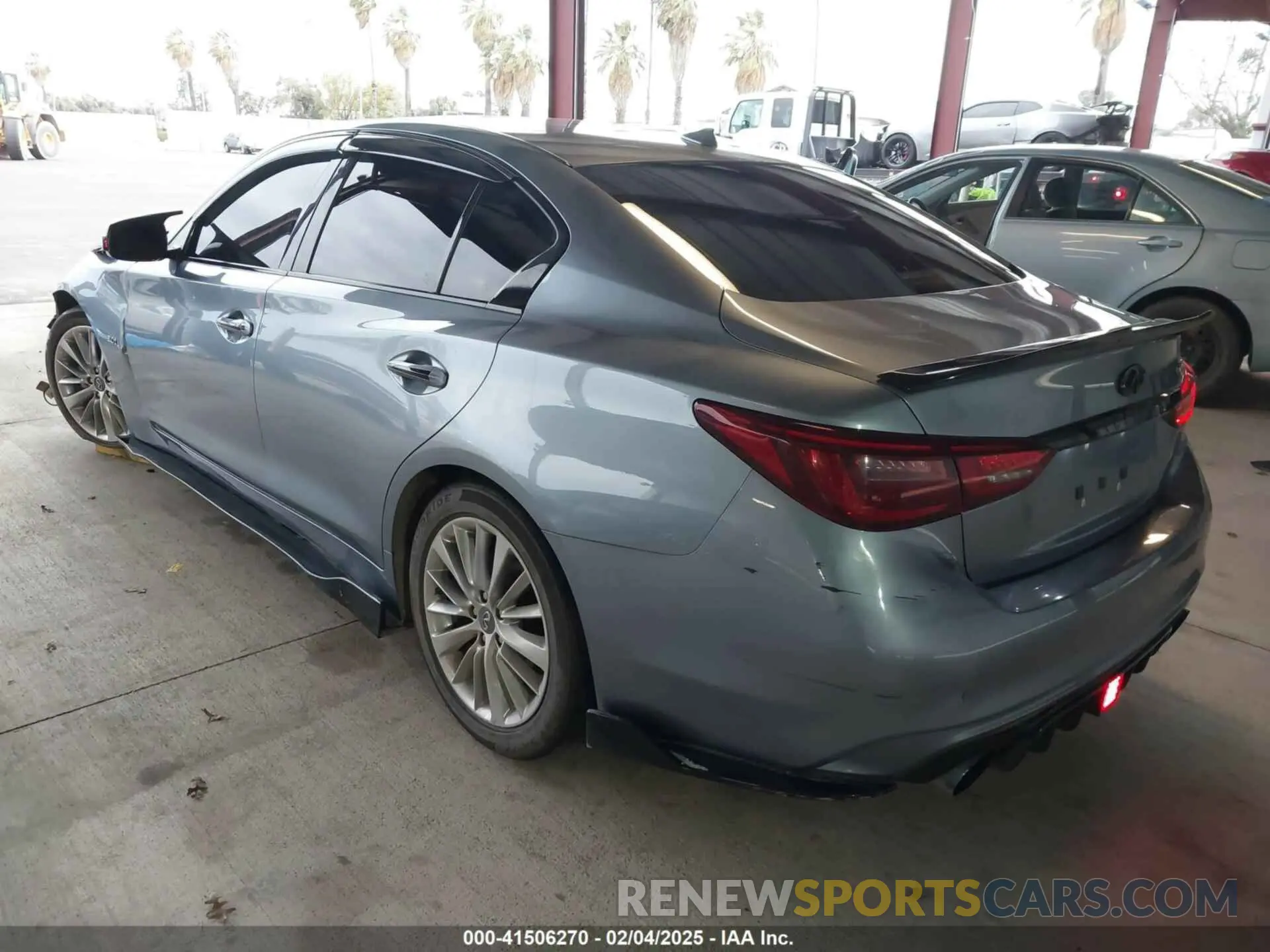 3 fotografías del automóvil dañado JN1EV7AP9LM207725 INFINITI Q50 2020