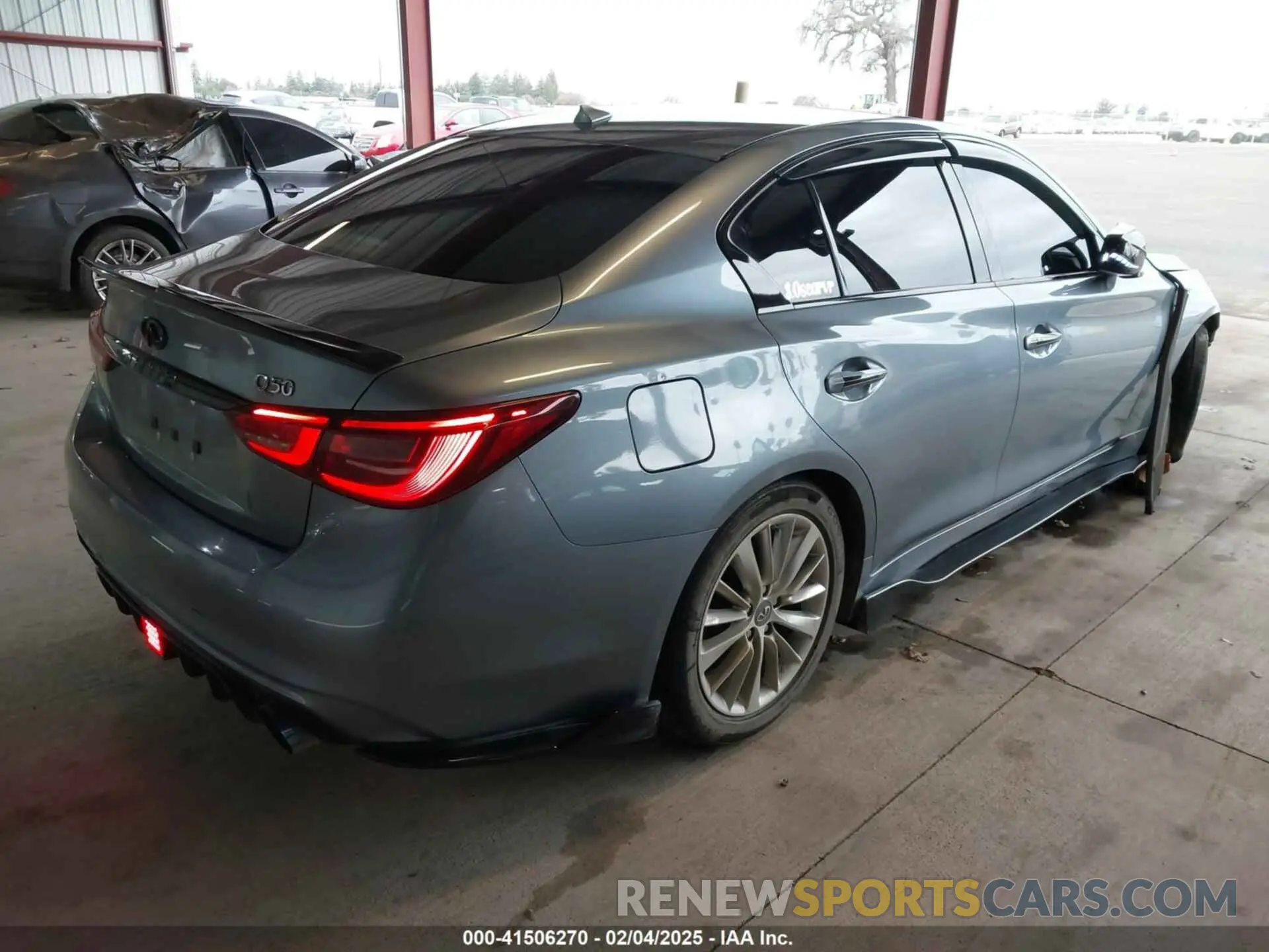 4 fotografías del automóvil dañado JN1EV7AP9LM207725 INFINITI Q50 2020