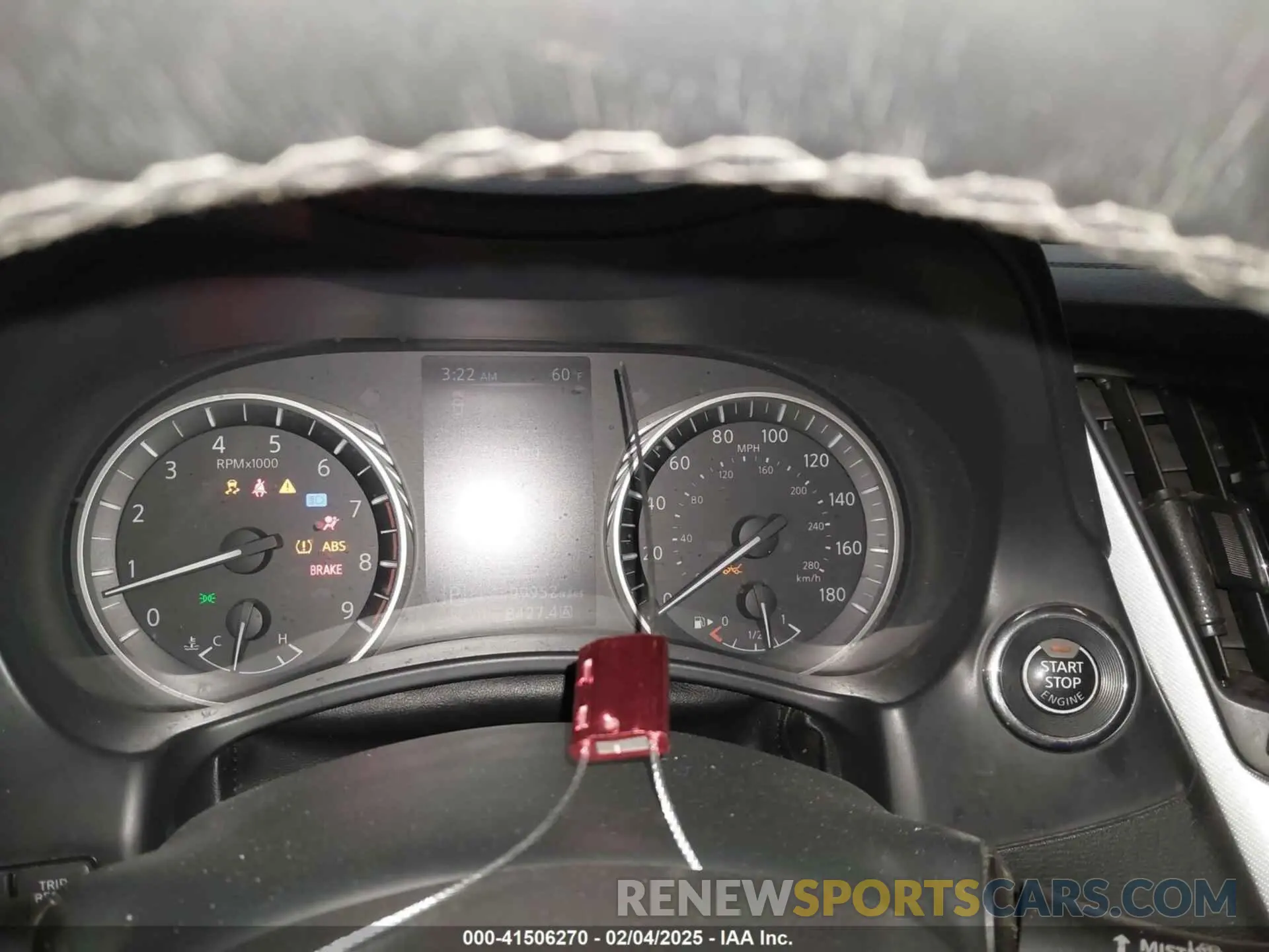 7 fotografías del automóvil dañado JN1EV7AP9LM207725 INFINITI Q50 2020