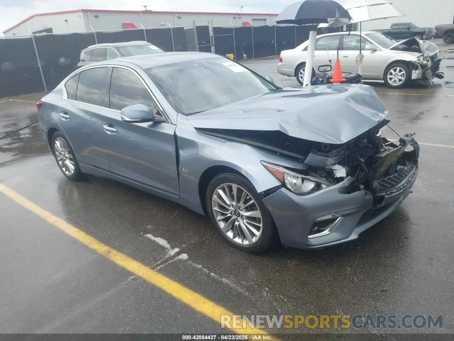 1 fotografías del automóvil dañado JN1EV7APXLM205739 INFINITI Q50 2020