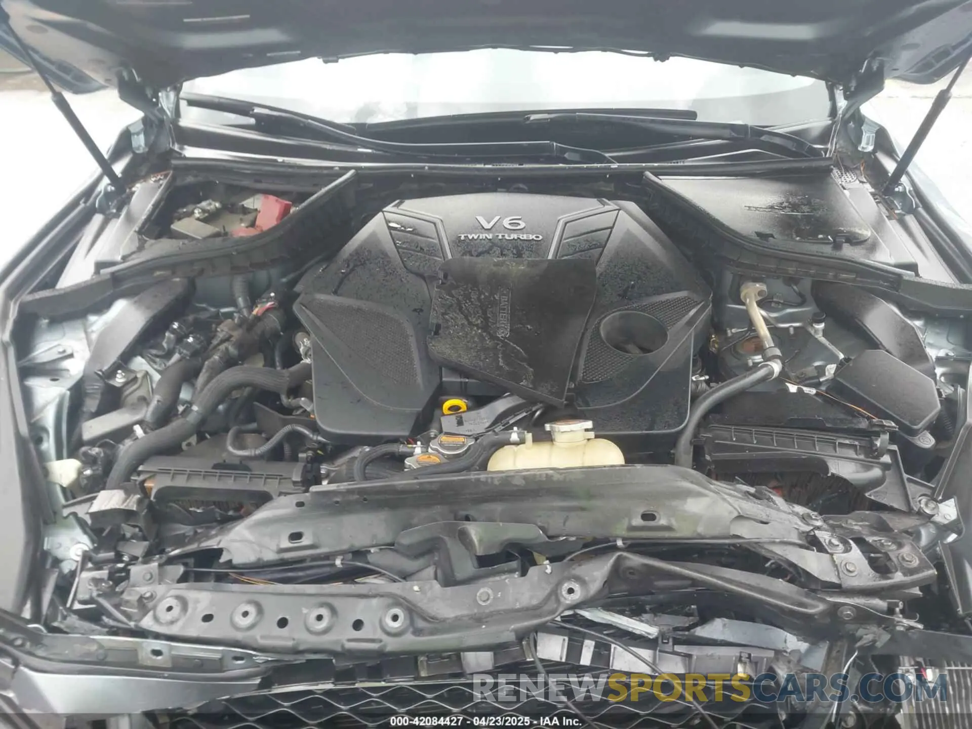 10 fotografías del automóvil dañado JN1EV7APXLM205739 INFINITI Q50 2020
