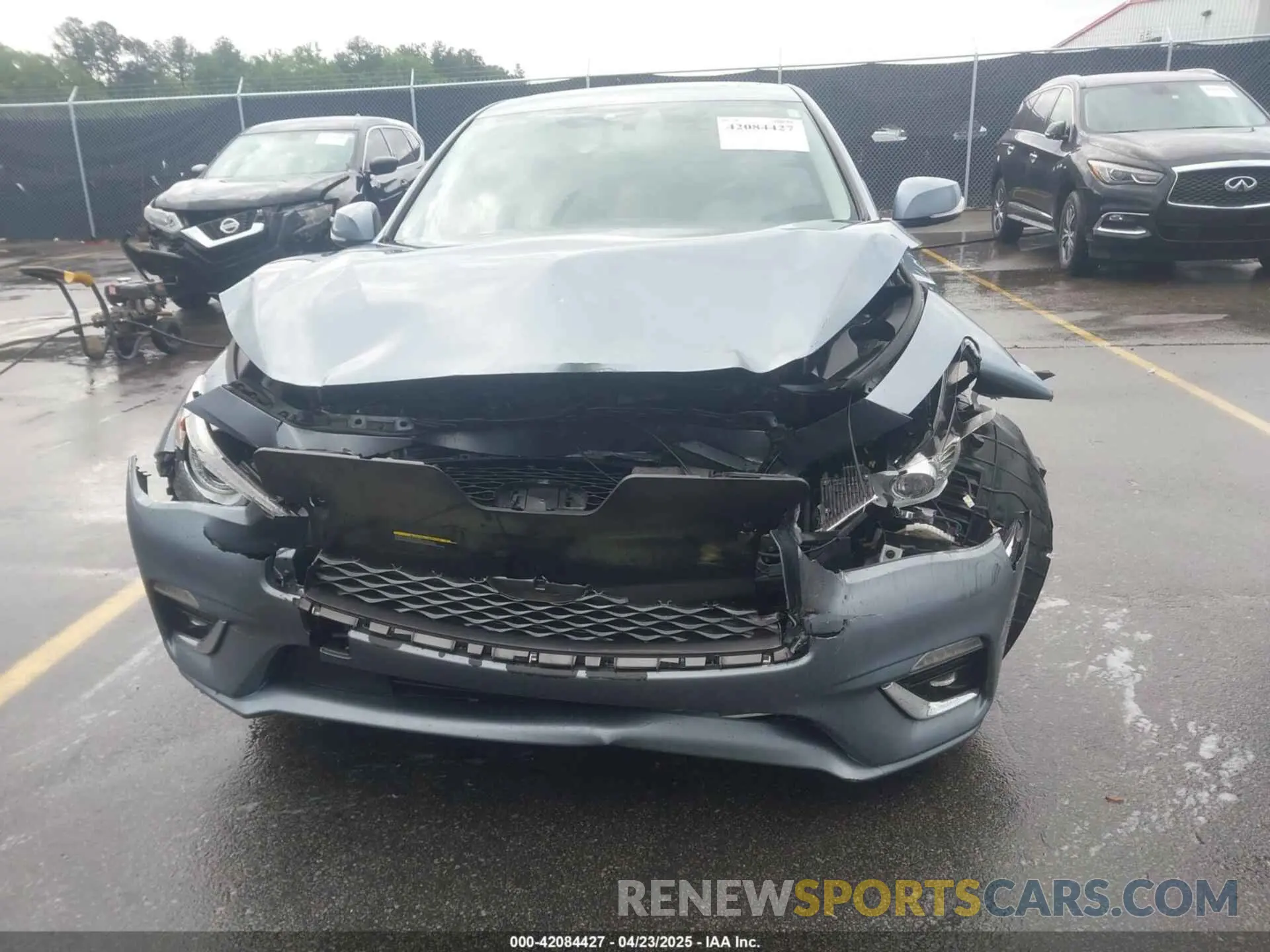 6 fotografías del automóvil dañado JN1EV7APXLM205739 INFINITI Q50 2020
