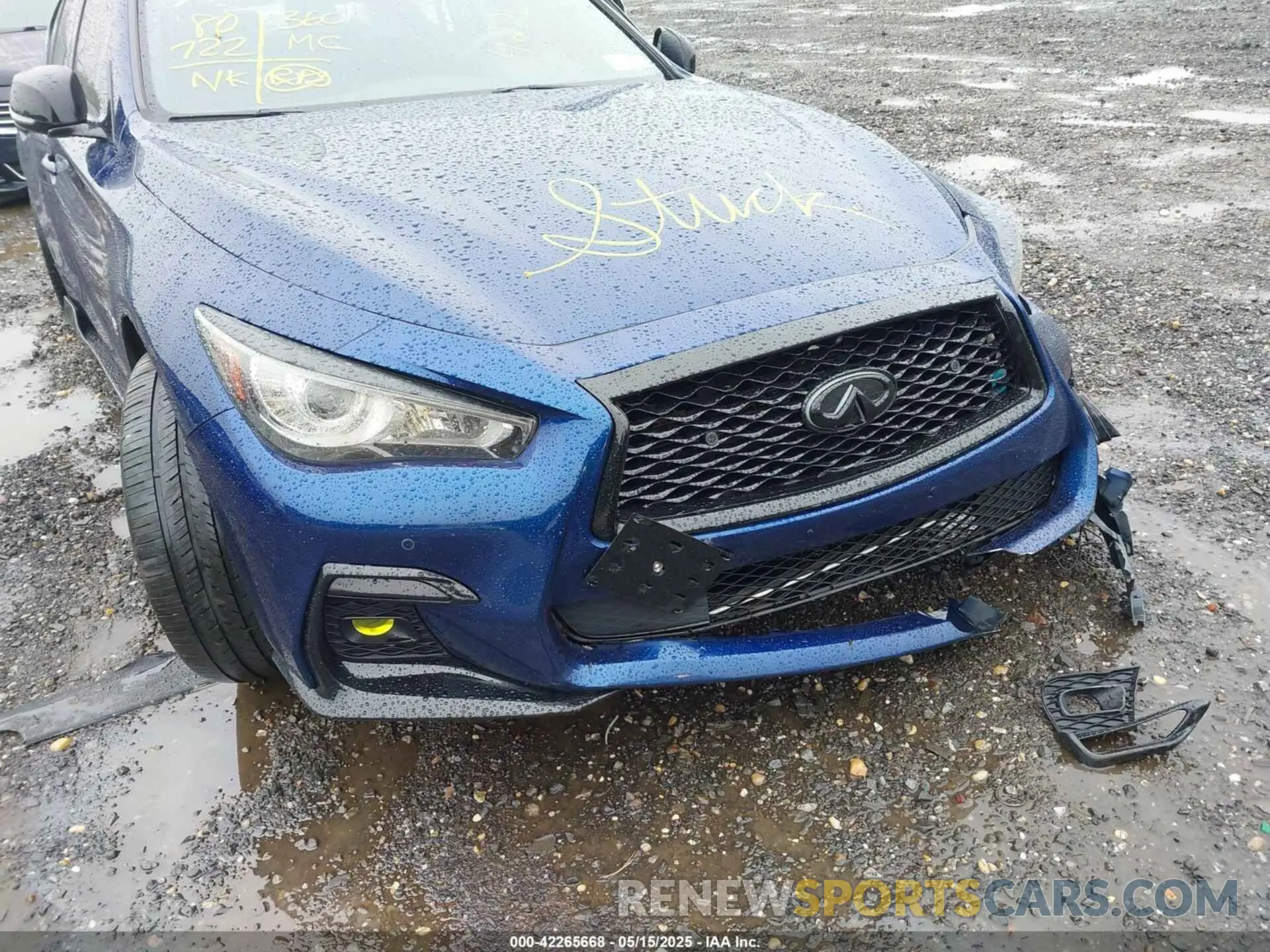 20 fotografías del automóvil dañado JN1EV7AR0LM256443 INFINITI Q50 2020