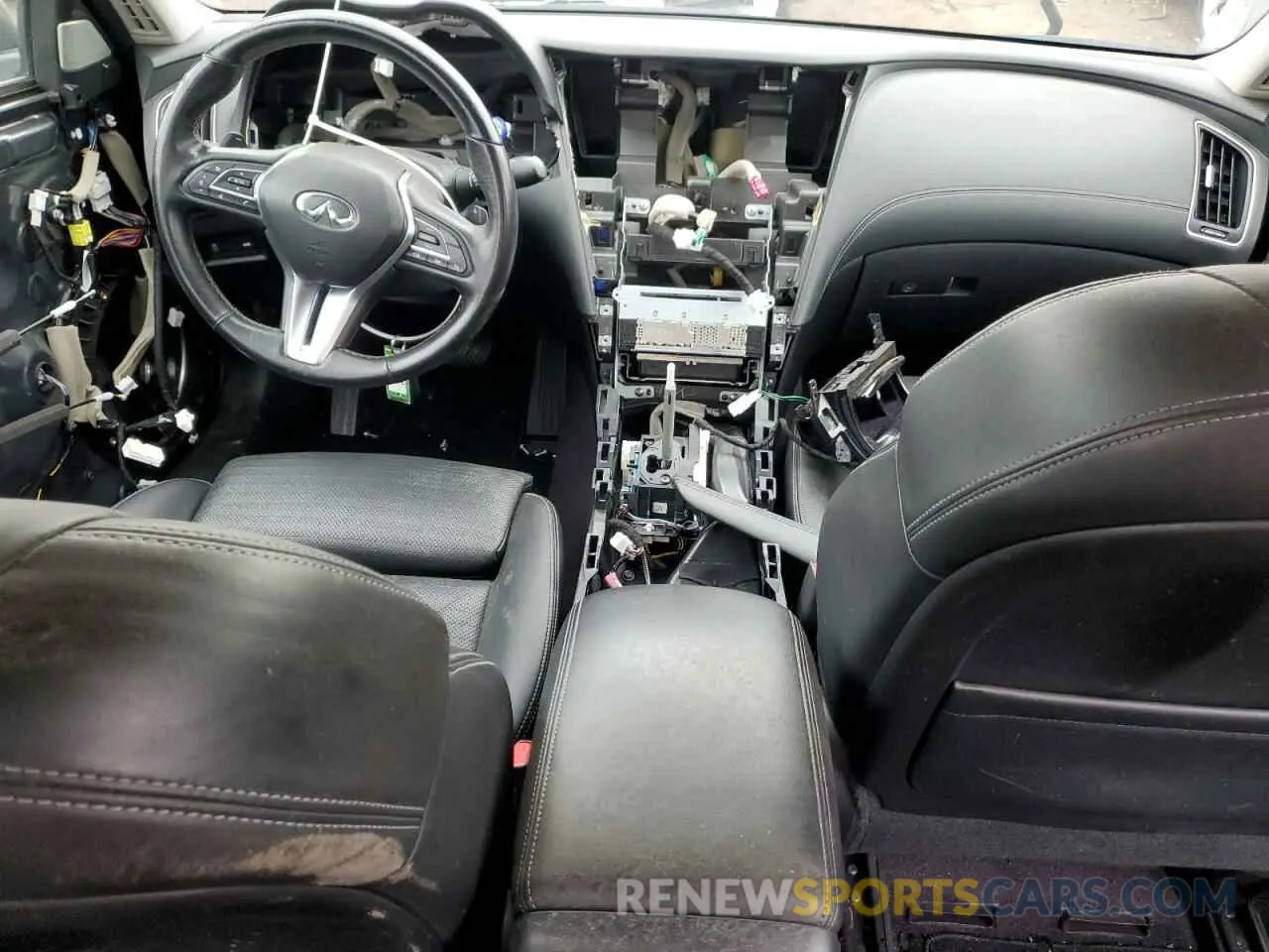 8 fotografías del automóvil dañado JN1EV7AR1LM254782 INFINITI Q50 2020