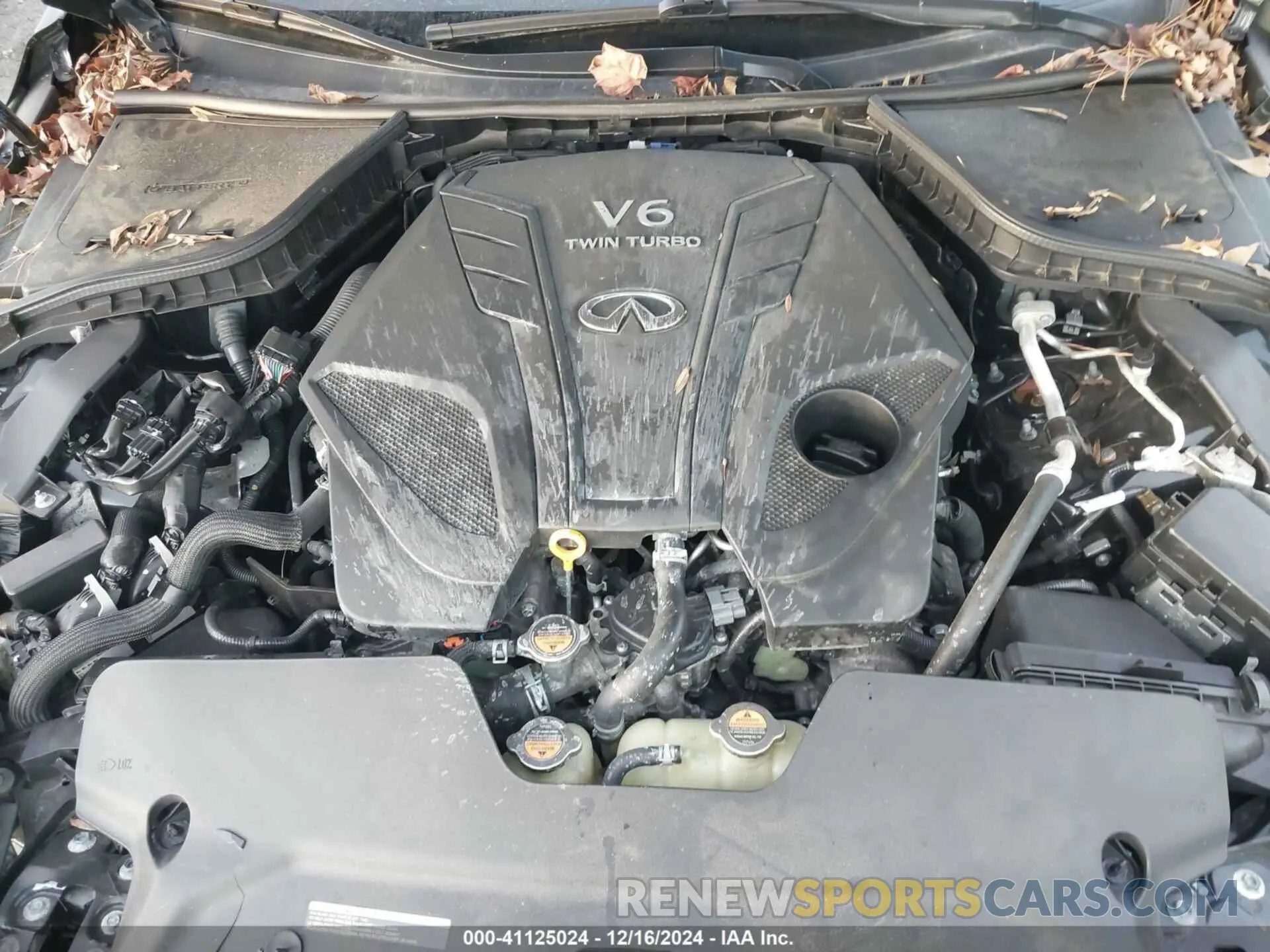 10 fotografías del automóvil dañado JN1EV7AR2LM251583 INFINITI Q50 2020