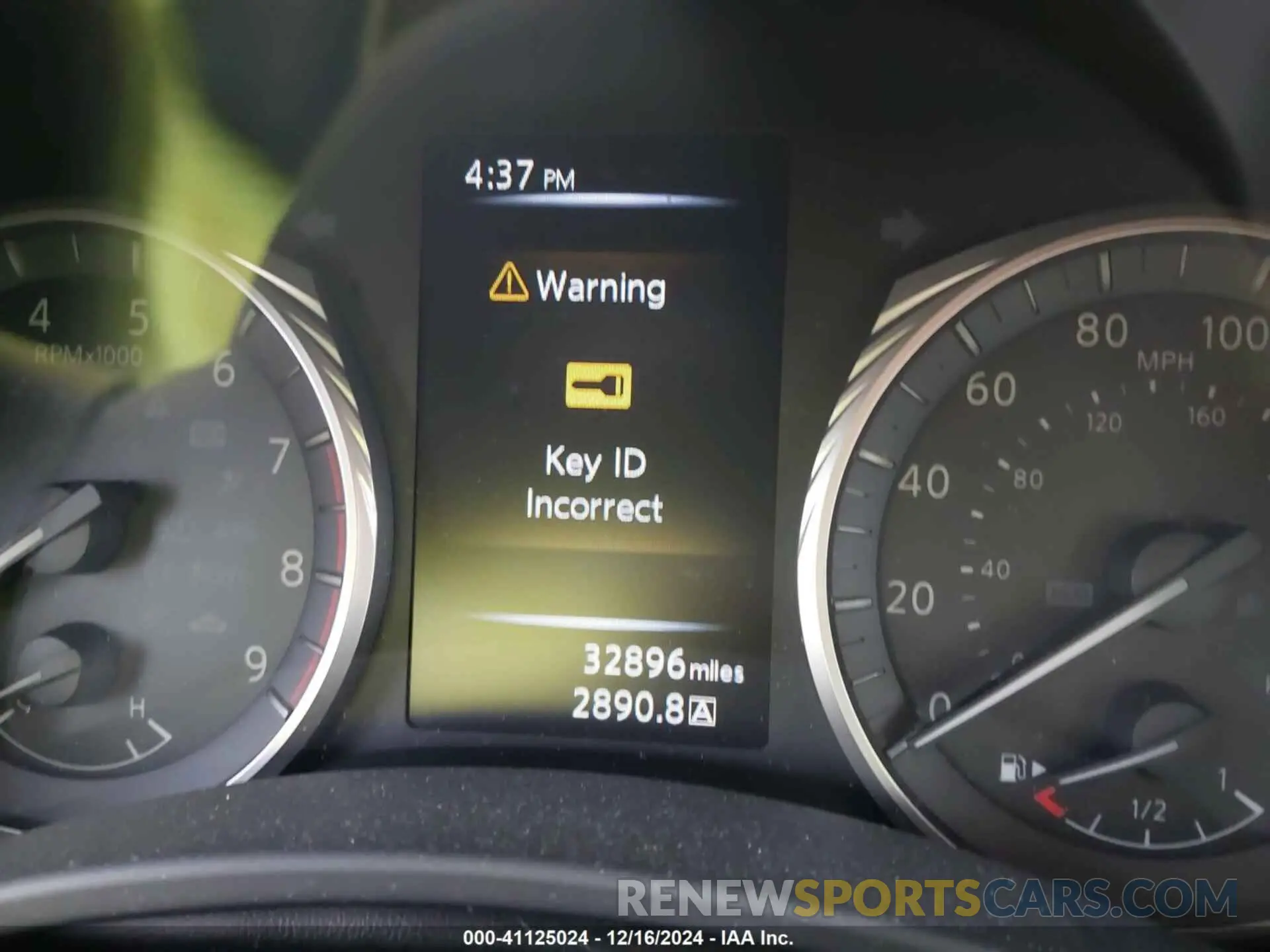 14 fotografías del automóvil dañado JN1EV7AR2LM251583 INFINITI Q50 2020