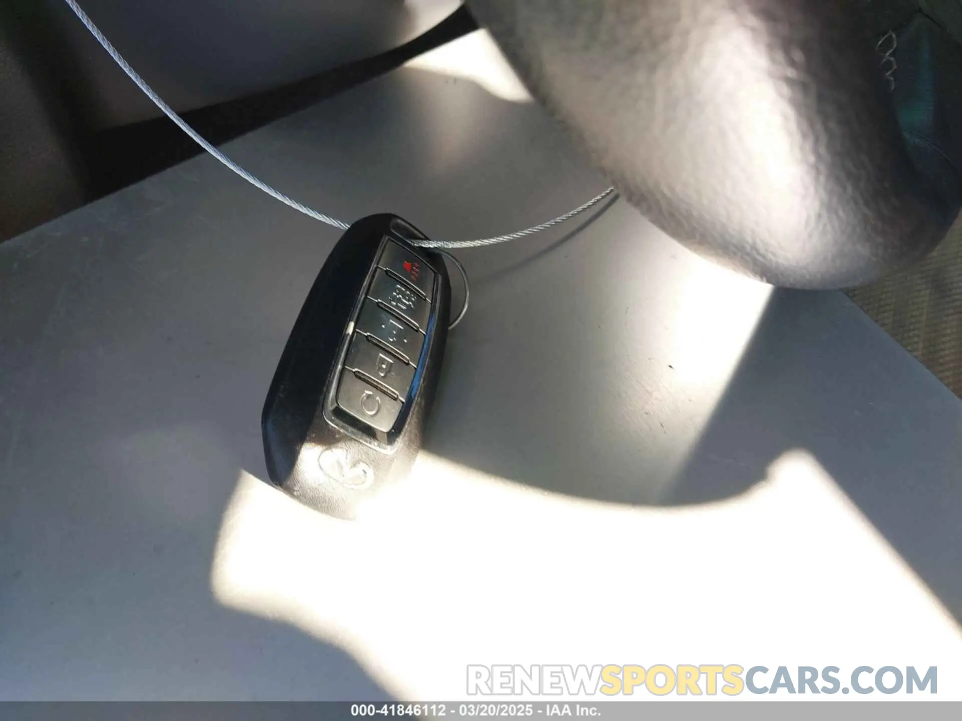 11 fotografías del automóvil dañado JN1EV7AR2LM253964 INFINITI Q50 2020