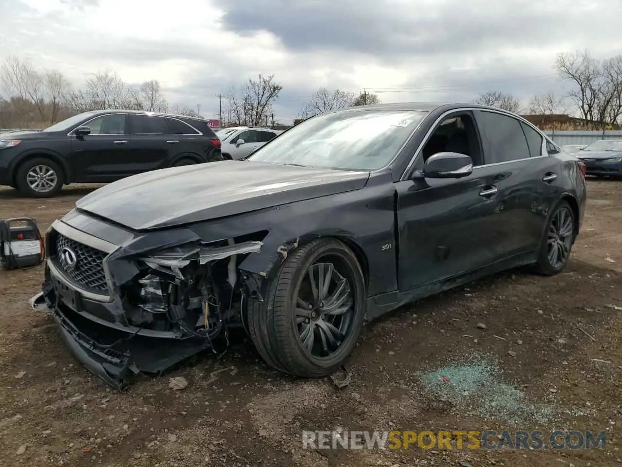 1 fotografías del automóvil dañado JN1EV7AR3LM253780 INFINITI Q50 2020