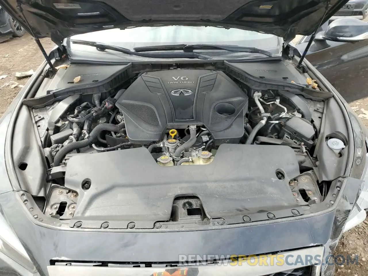 11 fotografías del automóvil dañado JN1EV7AR3LM253780 INFINITI Q50 2020