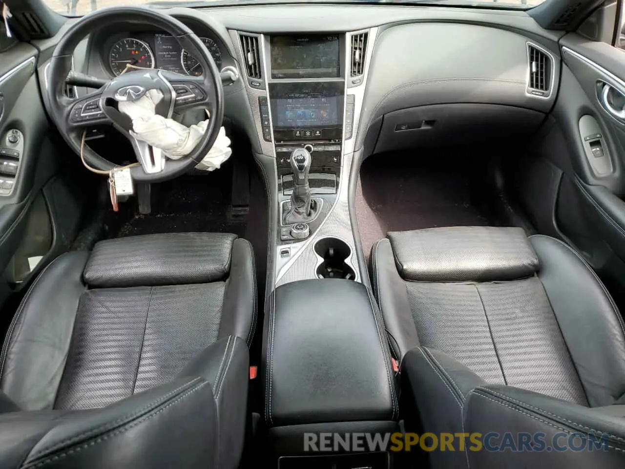 8 fotografías del automóvil dañado JN1EV7AR3LM253780 INFINITI Q50 2020
