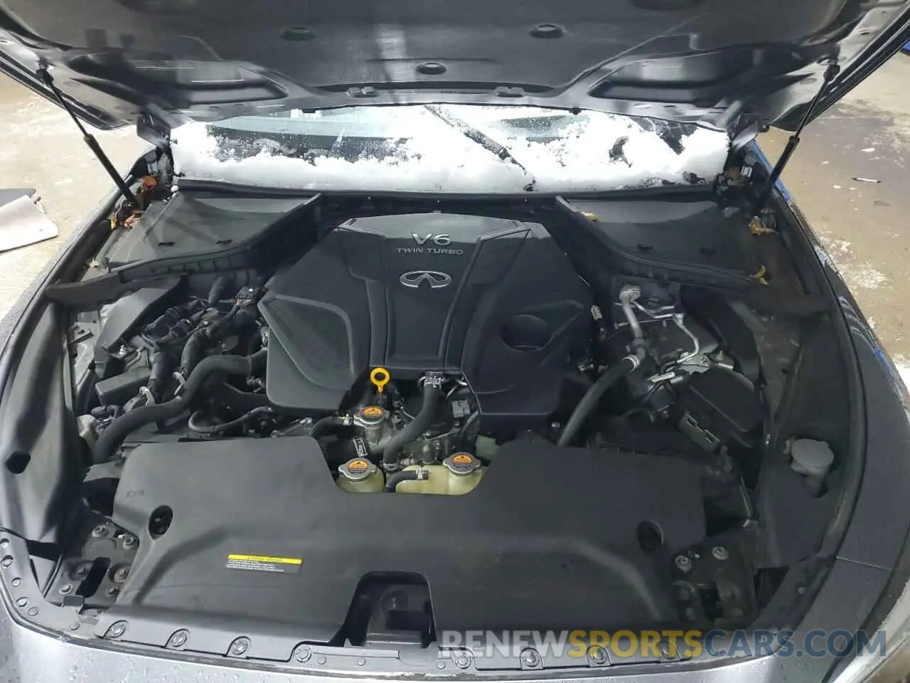11 fotografías del automóvil dañado JN1EV7AR3LM254895 INFINITI Q50 2020