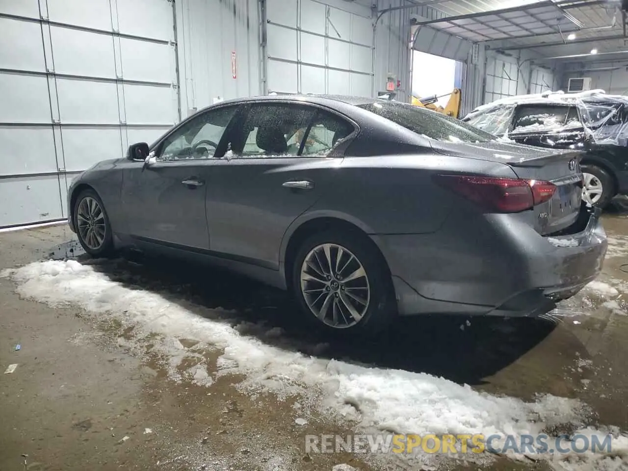 2 fotografías del automóvil dañado JN1EV7AR3LM254895 INFINITI Q50 2020