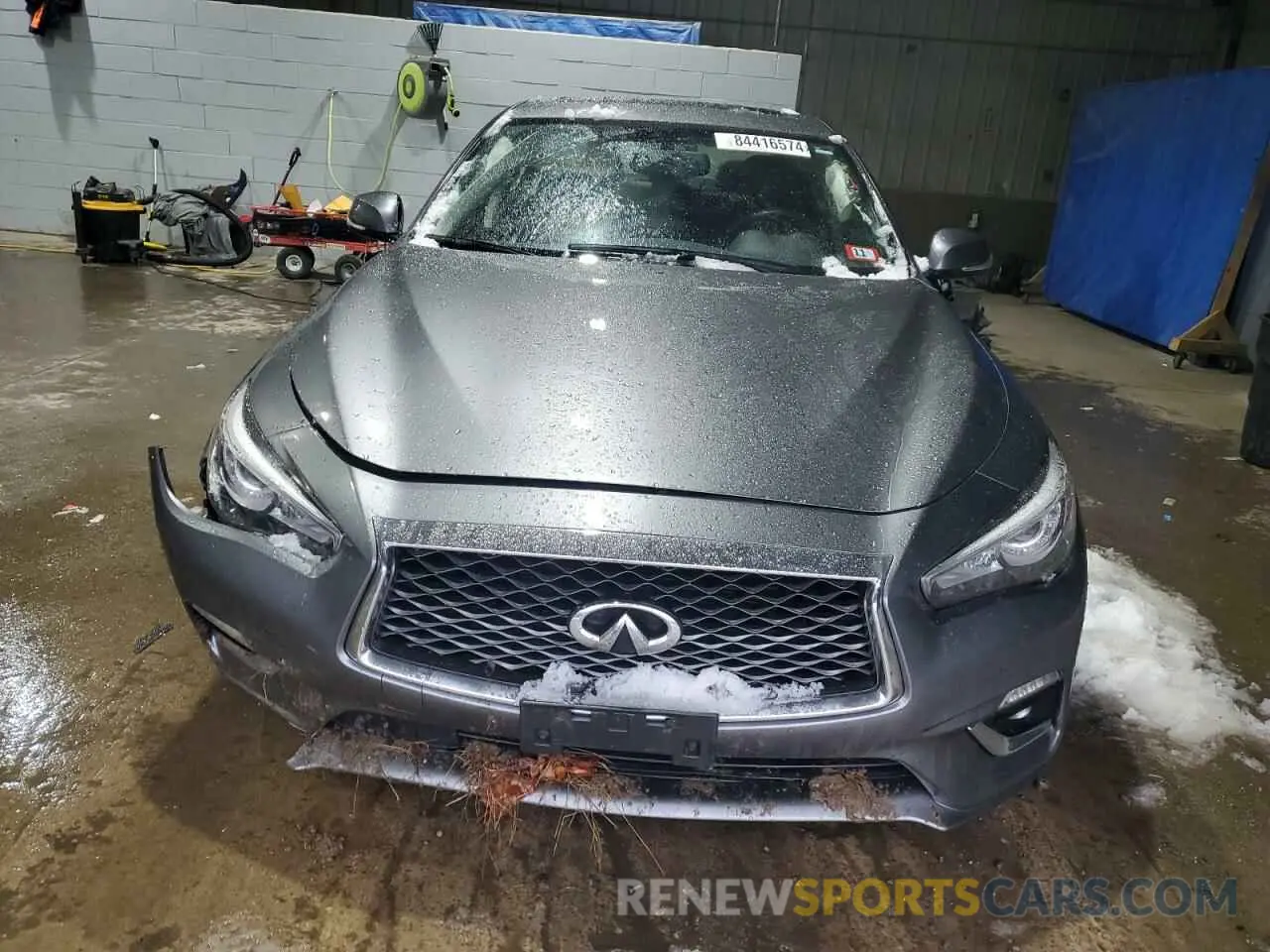 5 fotografías del automóvil dañado JN1EV7AR3LM254895 INFINITI Q50 2020