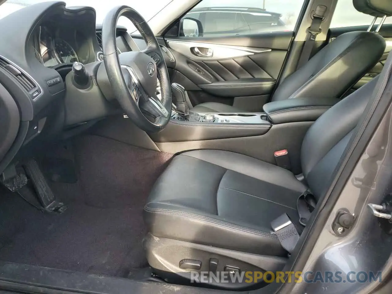 7 fotografías del automóvil dañado JN1EV7AR3LM255979 INFINITI Q50 2020