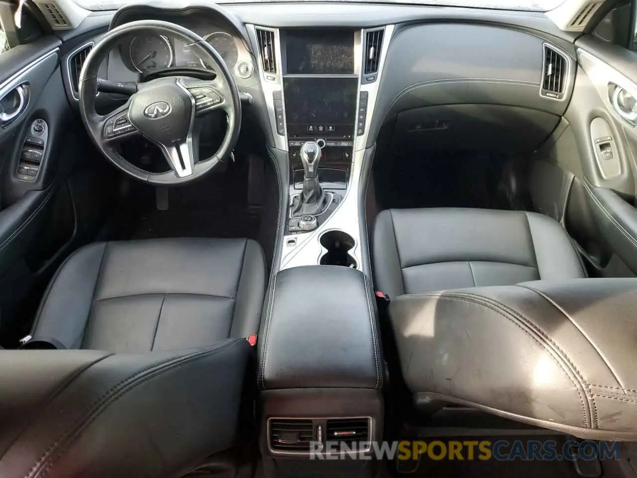 8 fotografías del automóvil dañado JN1EV7AR3LM255979 INFINITI Q50 2020