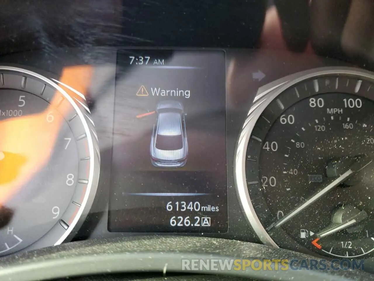 9 fotografías del automóvil dañado JN1EV7AR3LM255979 INFINITI Q50 2020