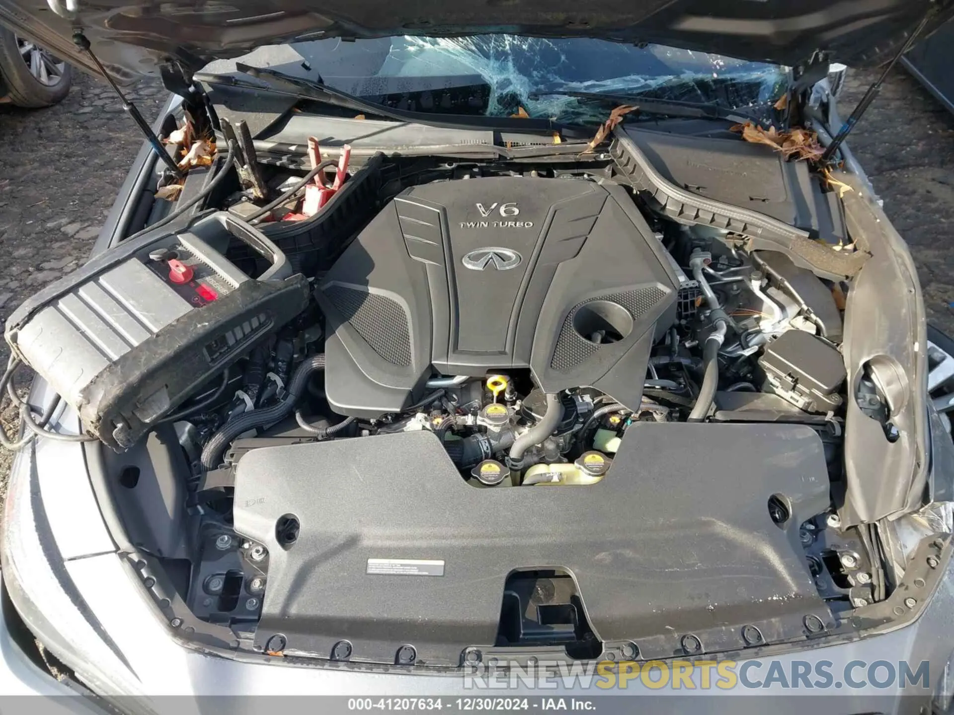 10 fotografías del automóvil dañado JN1EV7AR4LM253125 INFINITI Q50 2020