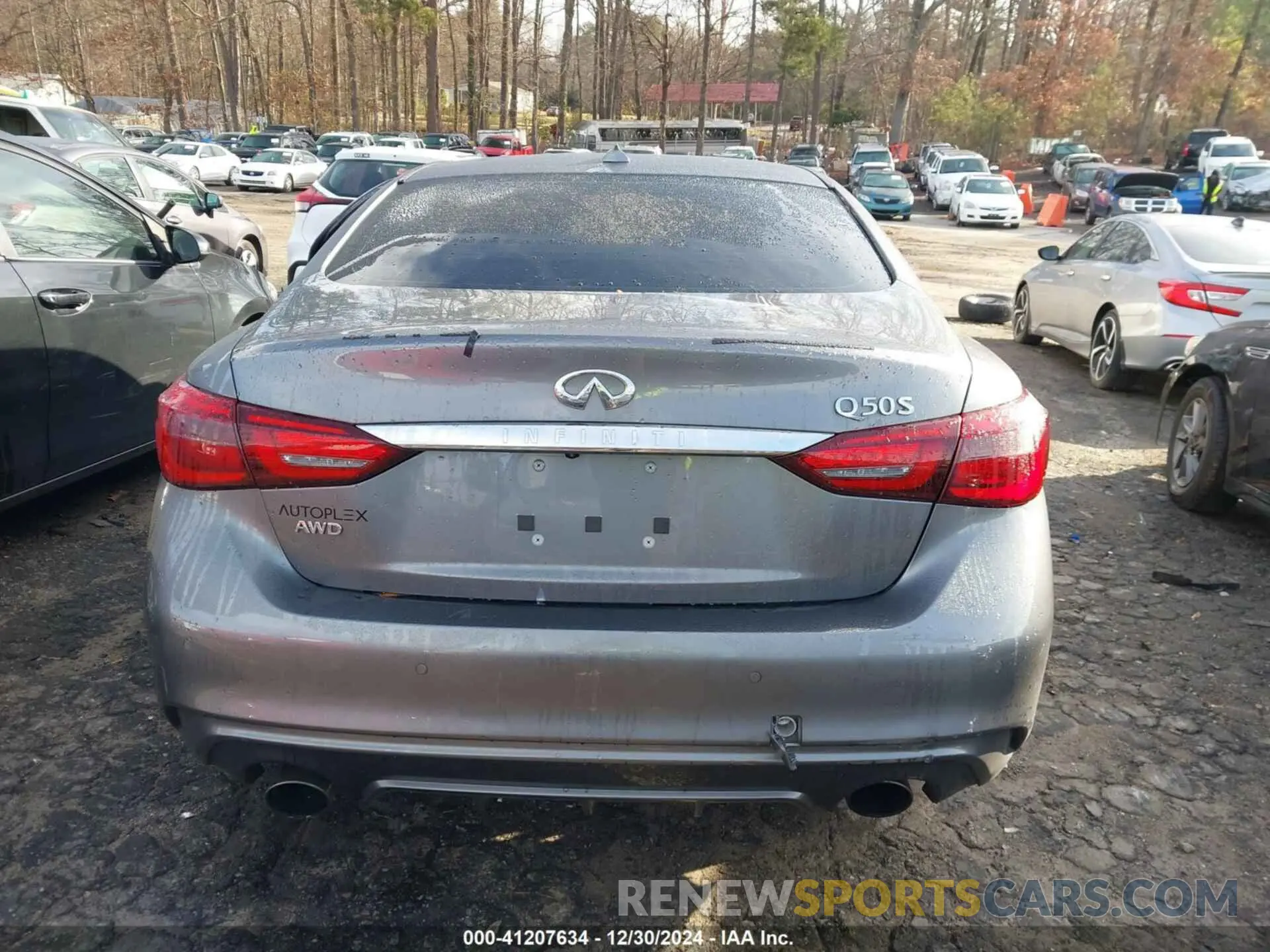 16 fotografías del automóvil dañado JN1EV7AR4LM253125 INFINITI Q50 2020