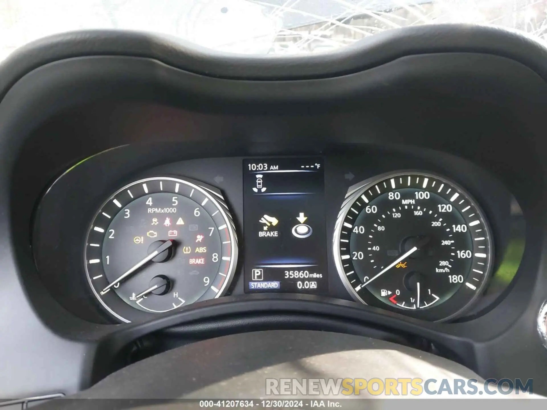 7 fotografías del automóvil dañado JN1EV7AR4LM253125 INFINITI Q50 2020