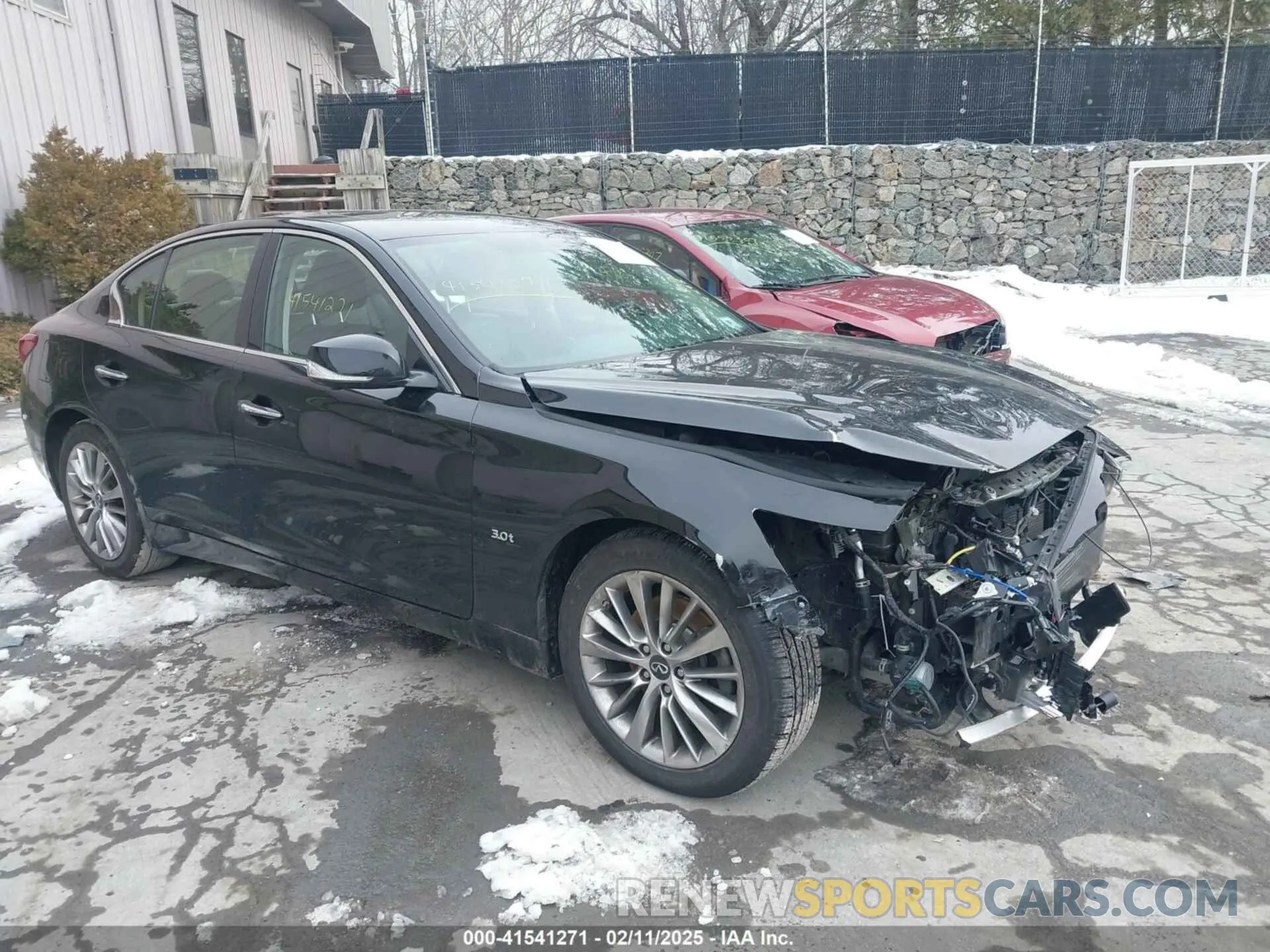 1 fotografías del automóvil dañado JN1EV7AR4LM254470 INFINITI Q50 2020