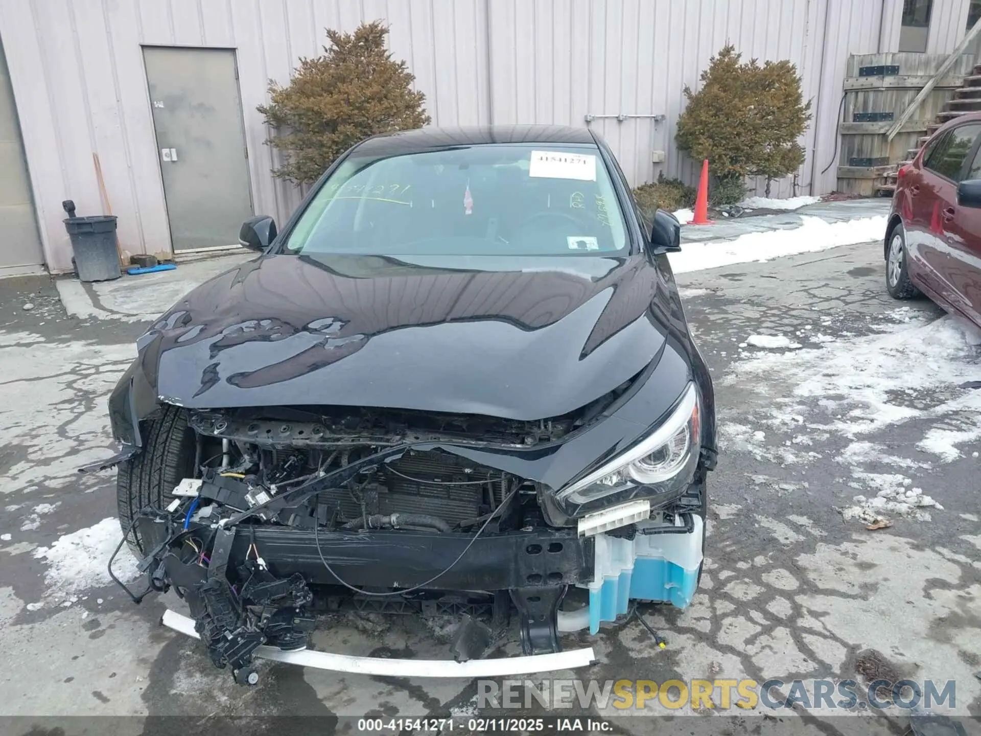 12 fotografías del automóvil dañado JN1EV7AR4LM254470 INFINITI Q50 2020