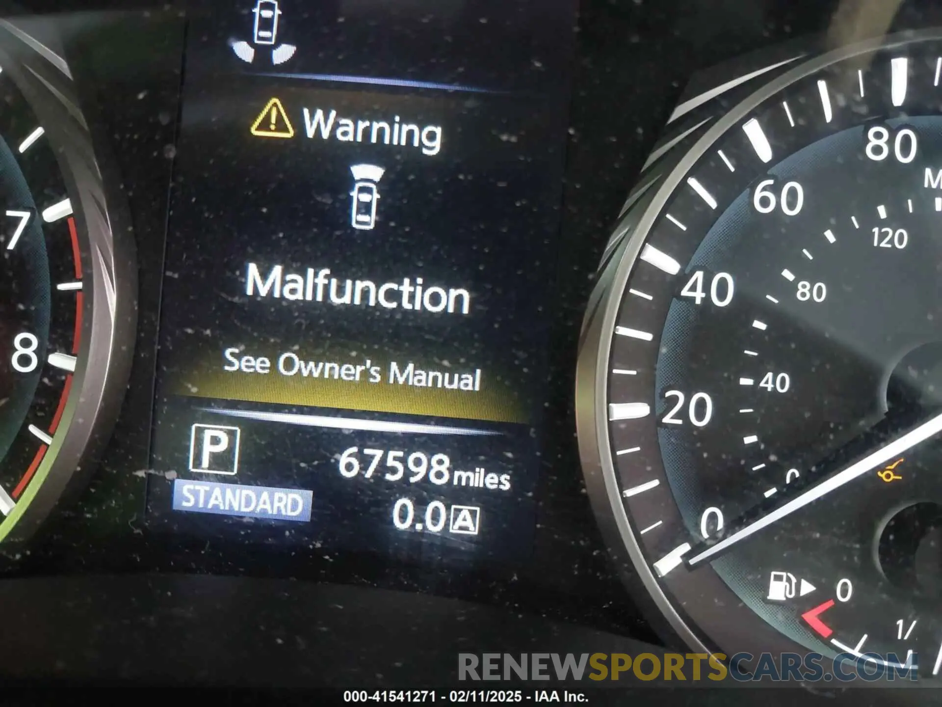 15 fotografías del automóvil dañado JN1EV7AR4LM254470 INFINITI Q50 2020