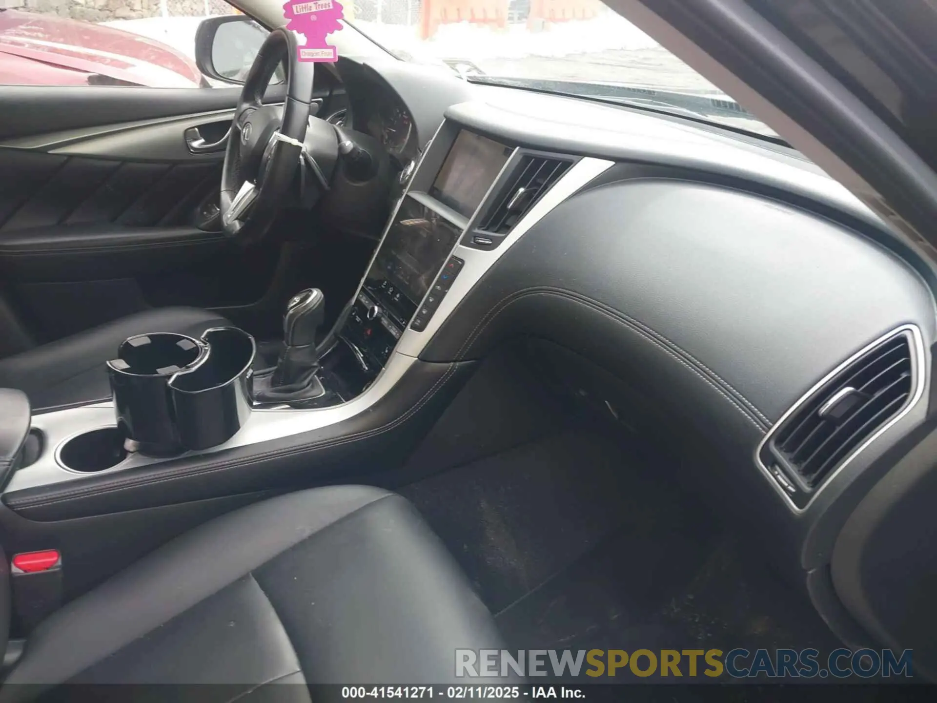 5 fotografías del automóvil dañado JN1EV7AR4LM254470 INFINITI Q50 2020