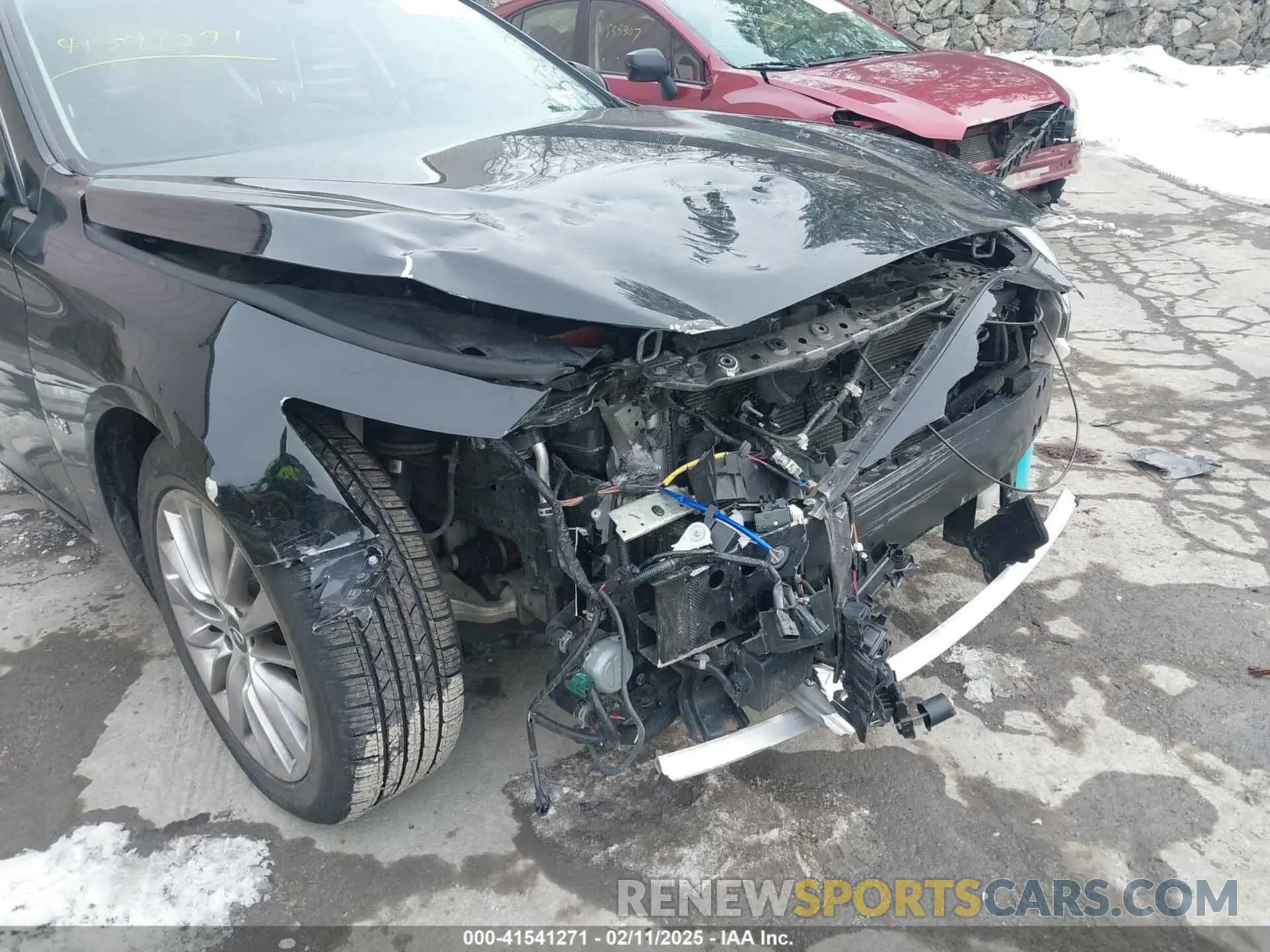 6 fotografías del automóvil dañado JN1EV7AR4LM254470 INFINITI Q50 2020