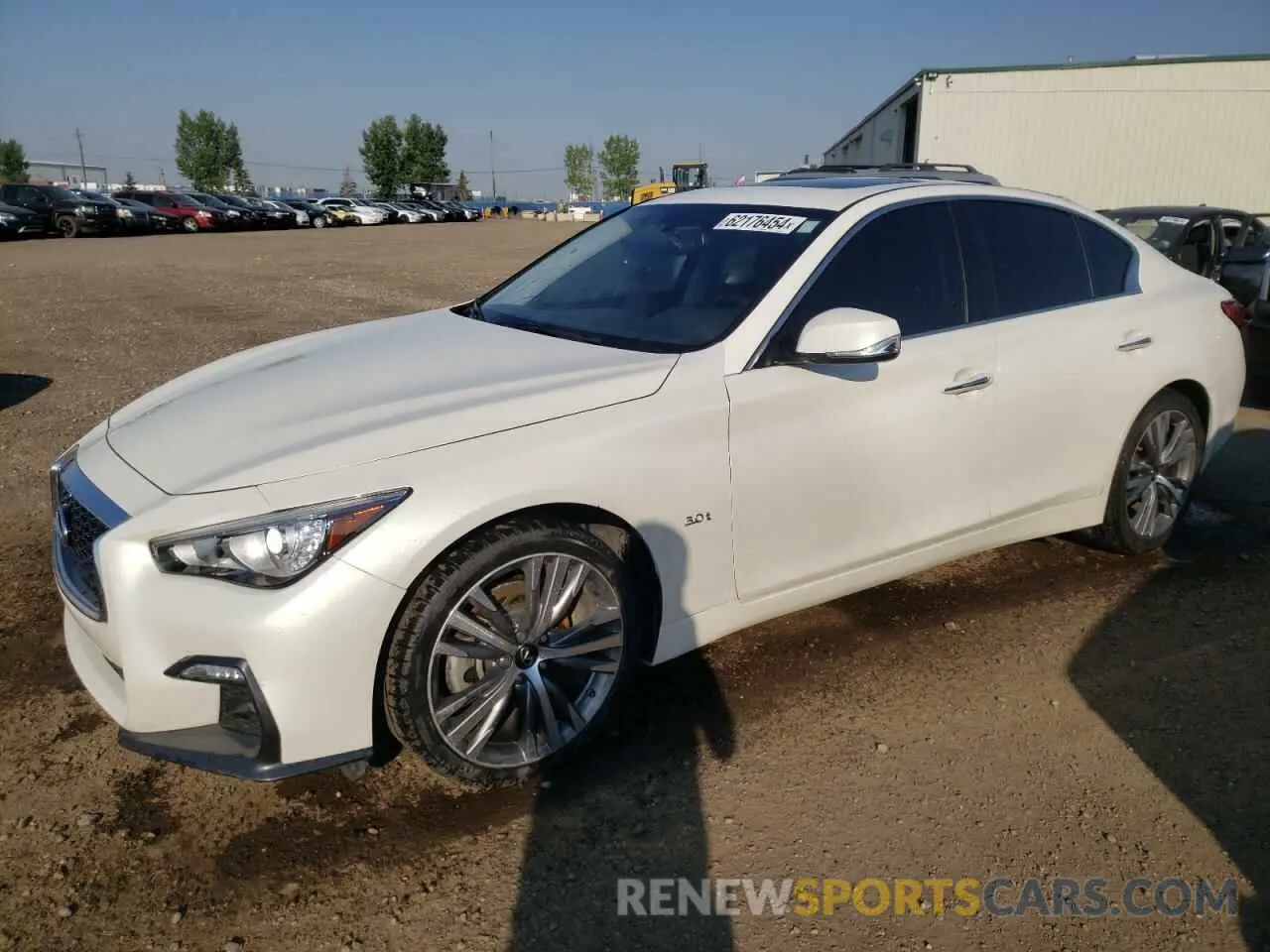 1 fotografías del automóvil dañado JN1EV7AR4LM257028 INFINITI Q50 2020