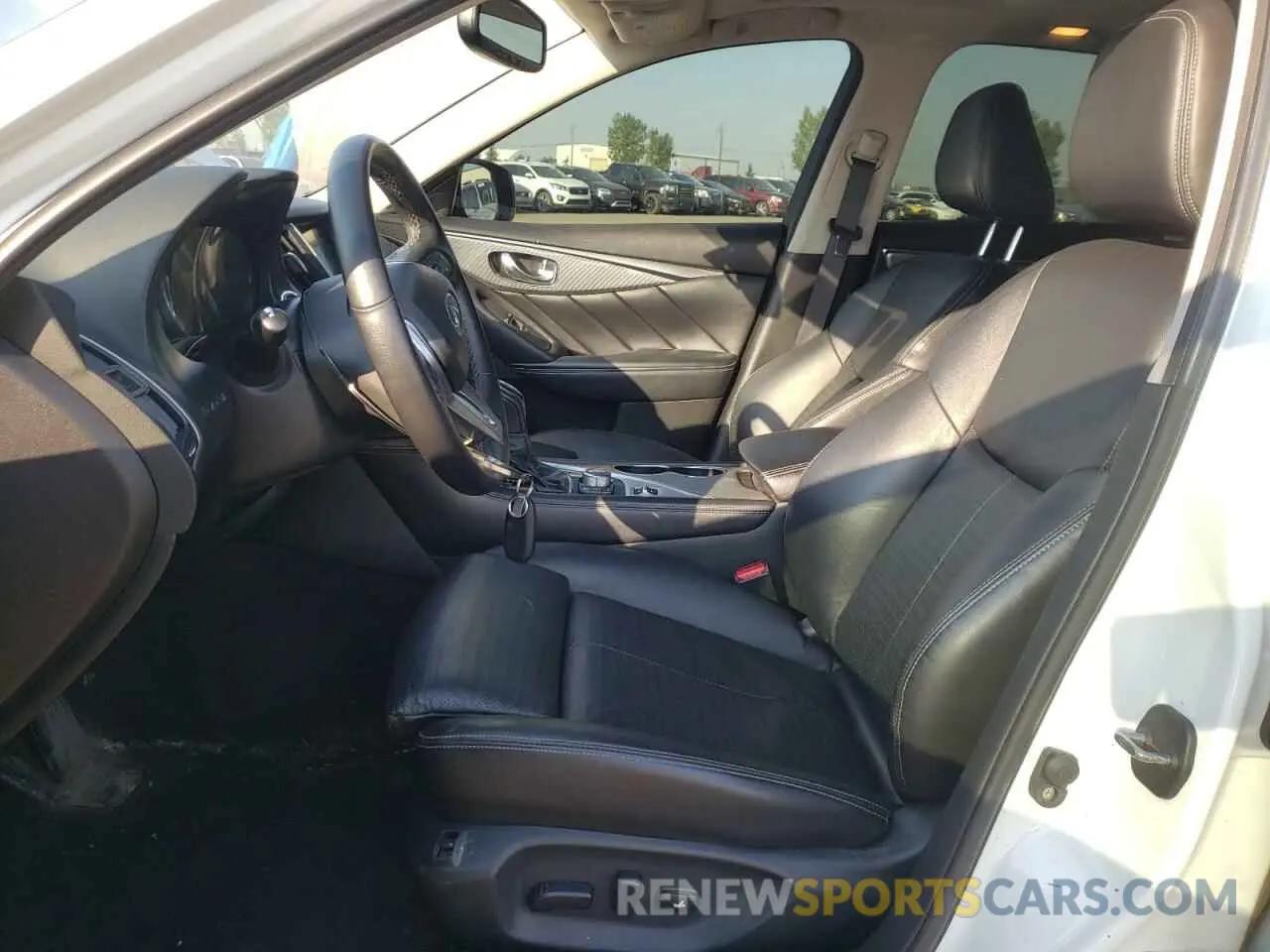 7 fotografías del automóvil dañado JN1EV7AR4LM257028 INFINITI Q50 2020